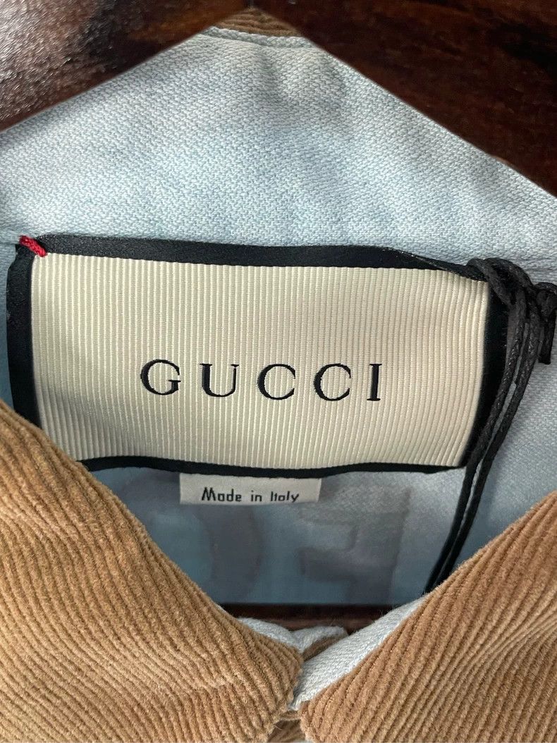 Gucci Gucci Cat embroidered shirt jacket 2501-Nextarrow Size US M / EU 48-50 / 2 - 3 Thumbnail