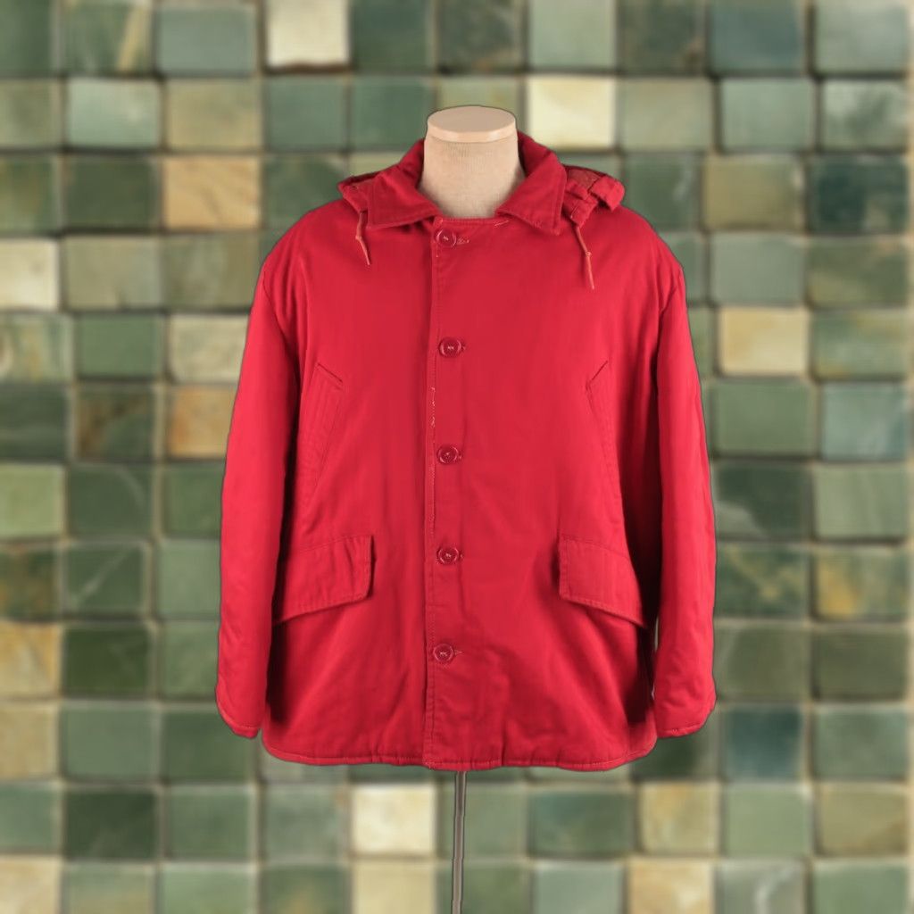 Hunter VINTAGE The Hunter 1950s Hunting Jacket XL Red Mens 50s Coat Size US XL / EU 56 / 4 - 1 Thumbnail