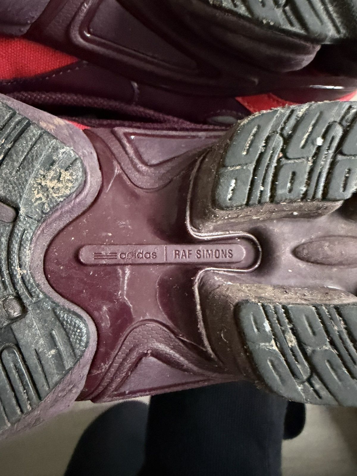 Adidas × Raf Simons Raf simons ozweego 3 burgundy Size US 9 / EU 42 - 8 Thumbnail