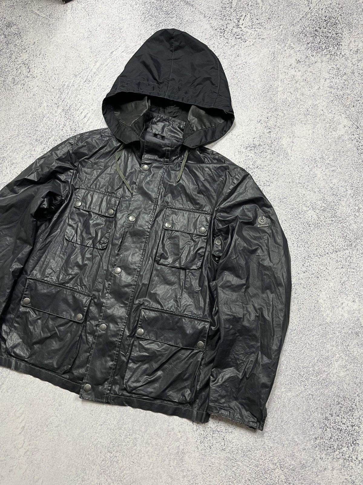 Belstaff Vintage Belstaff Leather Jacket Black Prince Label Rare Size US L / EU 52-54 / 3 - 3 Thumbnail