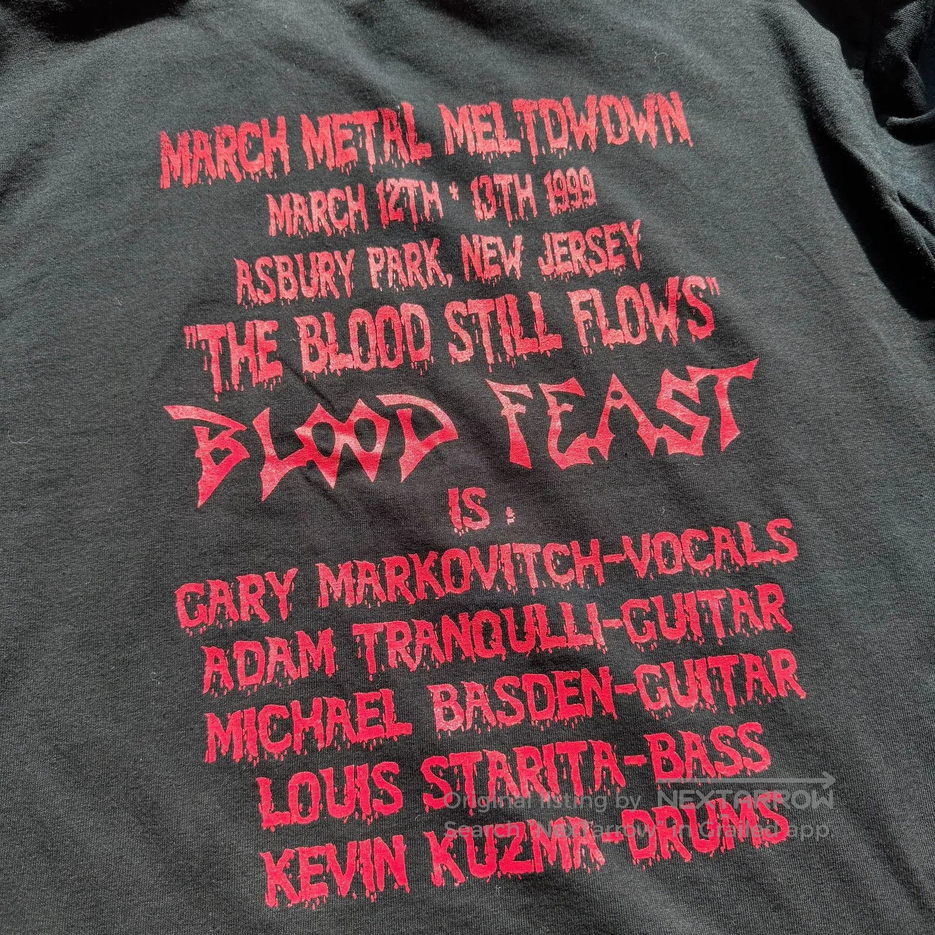 Vintage Vintage Blood Feast 1999 Longsleeve. Size US M / EU 48-50 / 2 - 6 Thumbnail