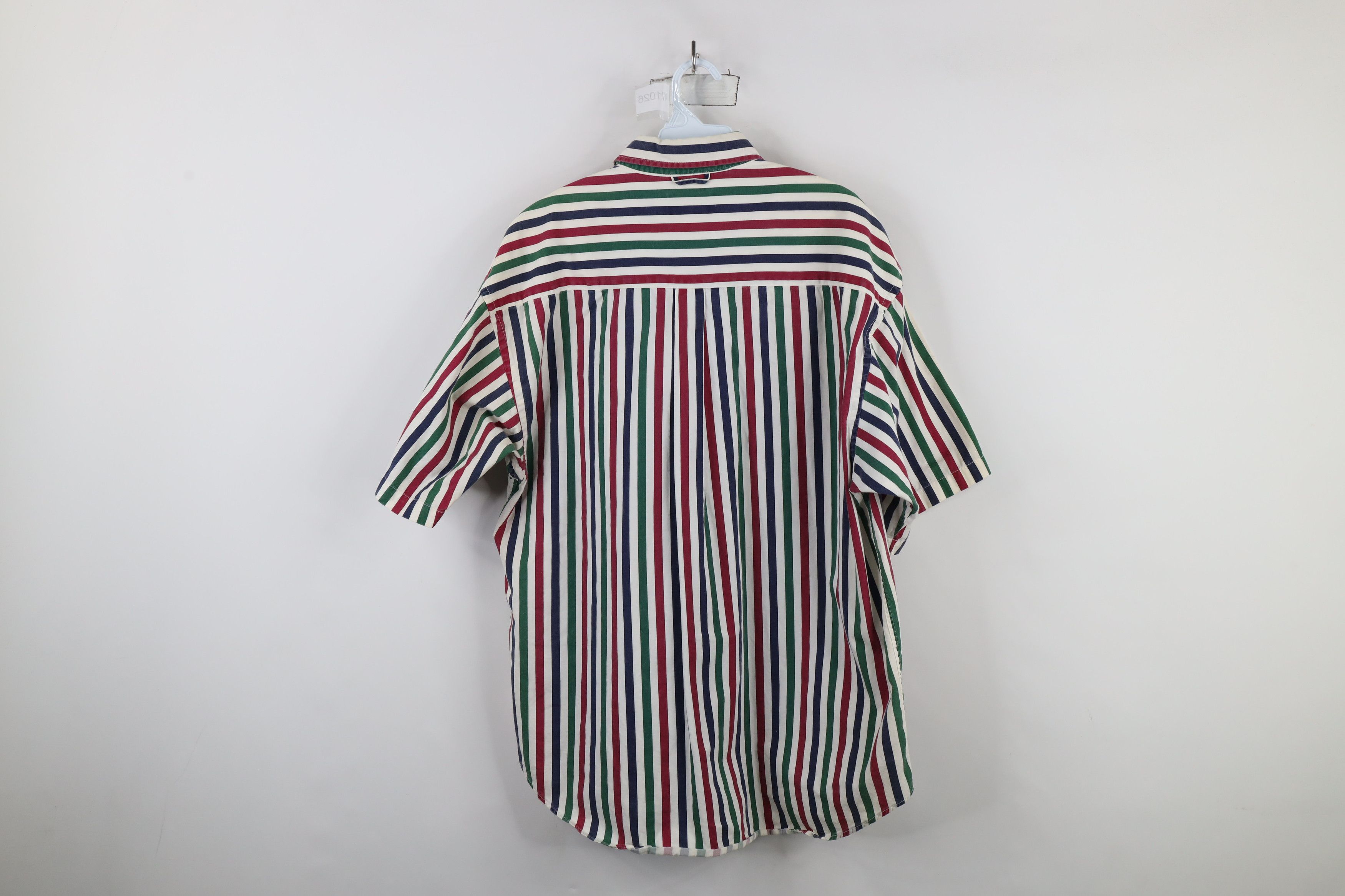 Vintage Vintage 90s Streetwear Baggy Short Sleeve Button Down Shirt Size US XL / EU 56 / 4 - 10 Thumbnail