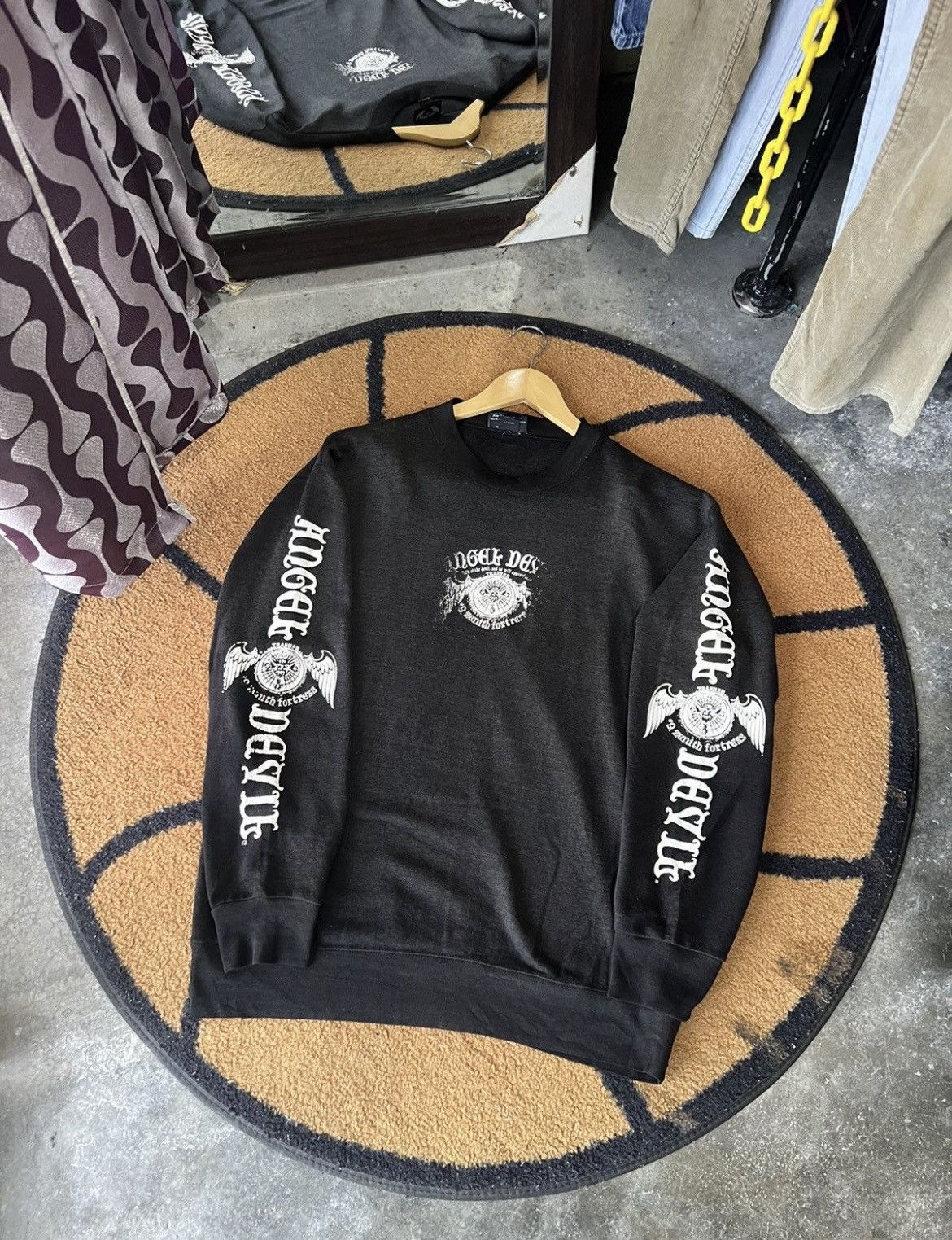 Japanese Brand 🔥Vintage Angel Devil 9 Zenith Fortress Crewneck Sweatshirt Size US L / EU 52-54 / 3 - 2 Thumbnail