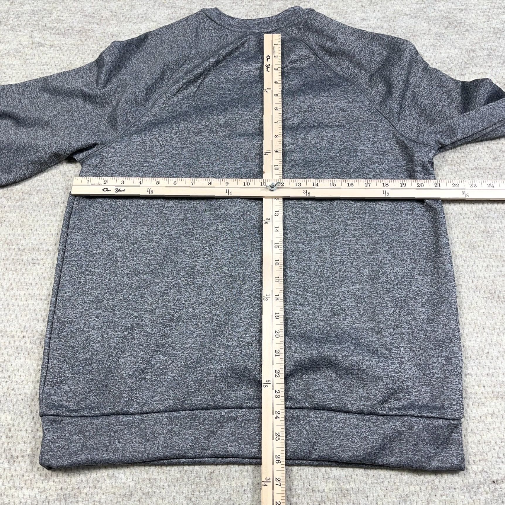 Hurley Hurley Sweatshirt Men Medium Heather Gray Crewneck Pullover Logo Graphic Print Pocket Hooded Full Zip Mens Size US M / EU 48-50 / 2 - 5 Thumbnail