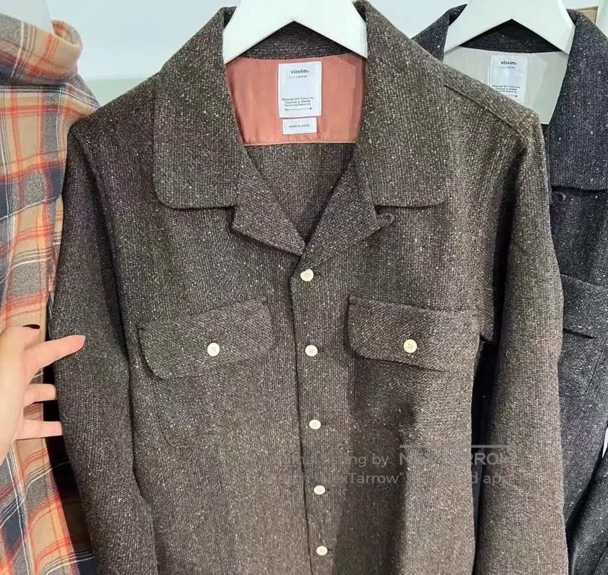 Visvim Visvim 22AW Boomer Donegal Wool Shirt. Size US S / EU 44-46 / 1 - 2 Thumbnail