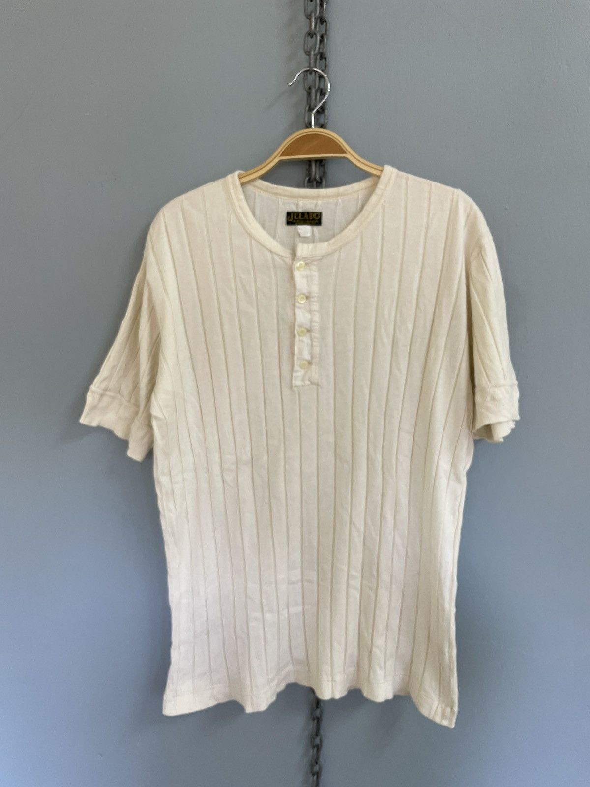 Japanese Brand Jelado henley neck shirt Size US L / EU 52-54 / 3 - 1 Thumbnail