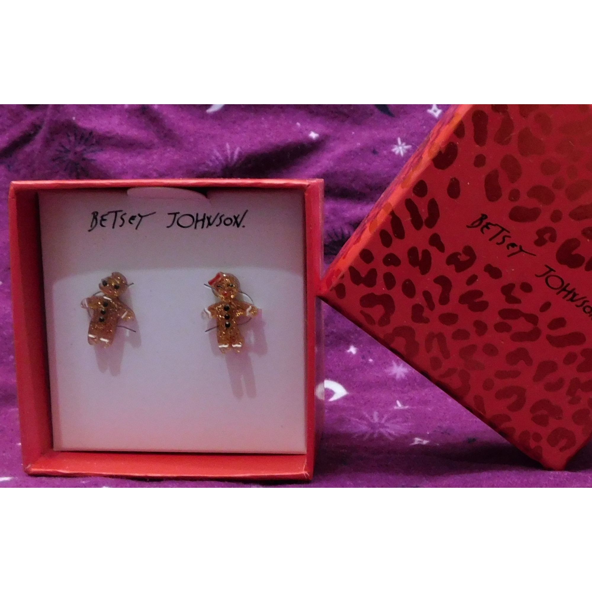 Betsey Johnson Betsey Johnson Gingerbread People Earrings Size ONE SIZE - 9 Thumbnail