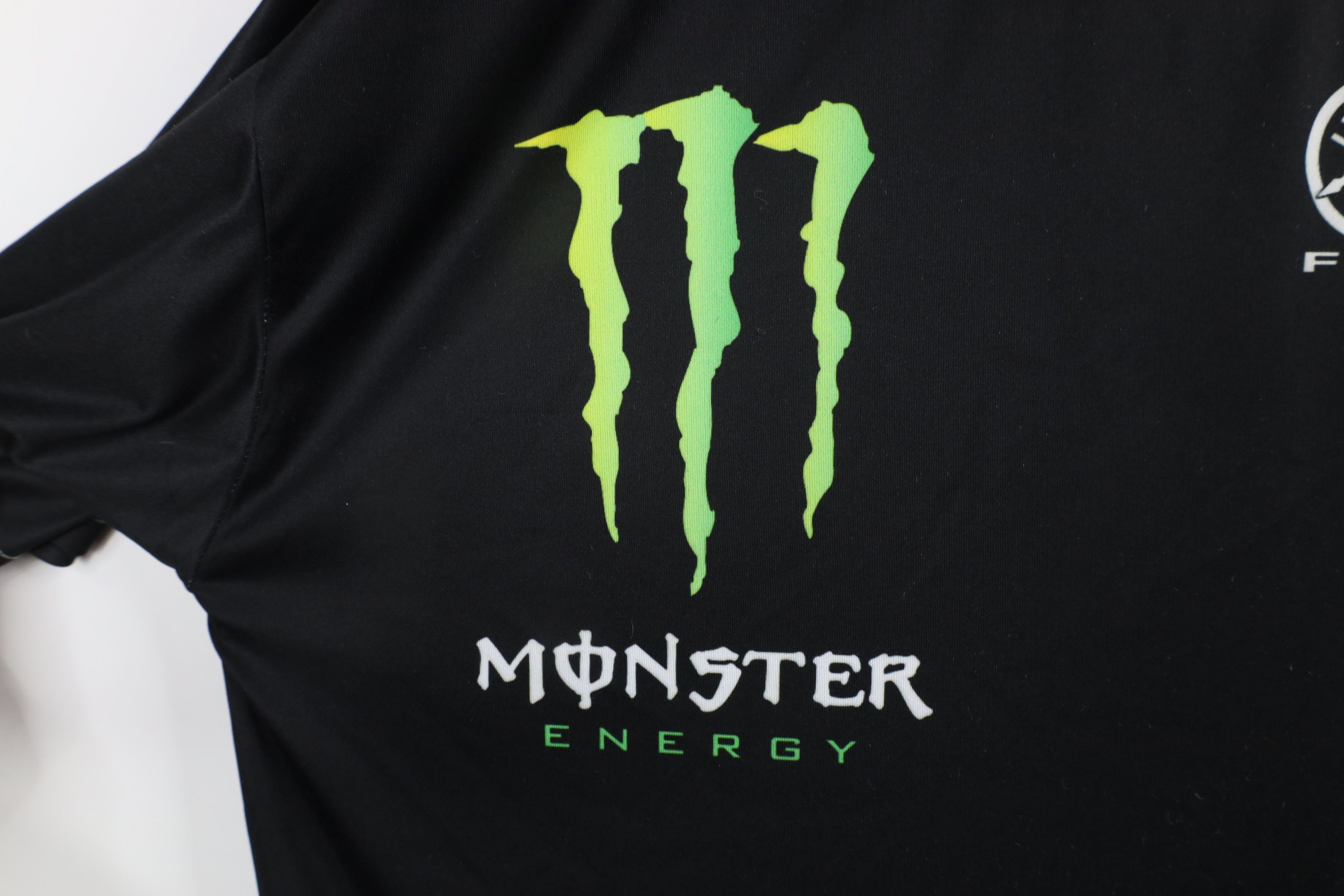 Vintage Monster Energy Drink x Yamaha Factory Racing T-Shirt Black Size US L / EU 52-54 / 3 - 4 Thumbnail