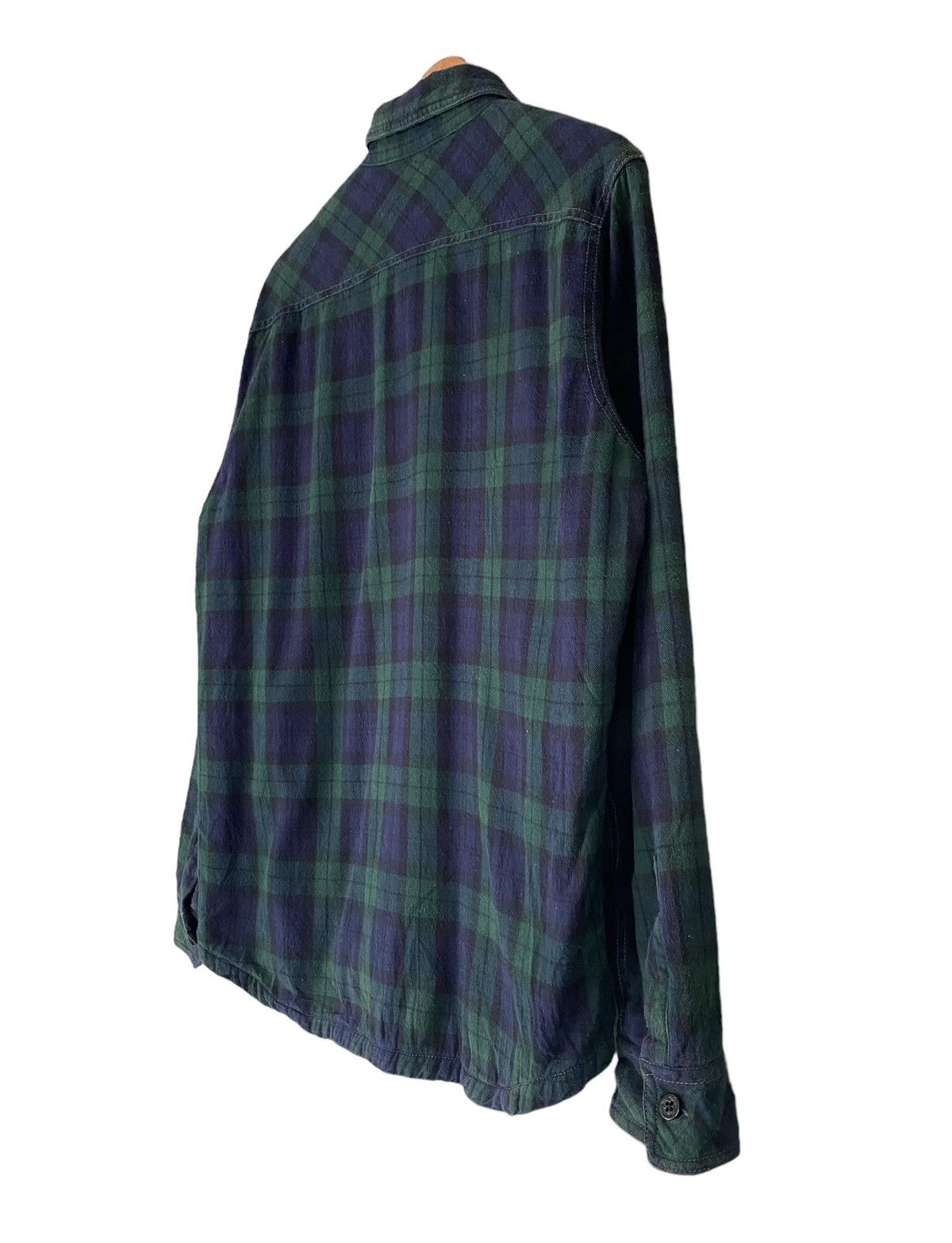 Avirex AVIREX LTD Linen Plaid Button Shirt Long Sleeve Size US XL / EU 56 / 4 - 13 Thumbnail