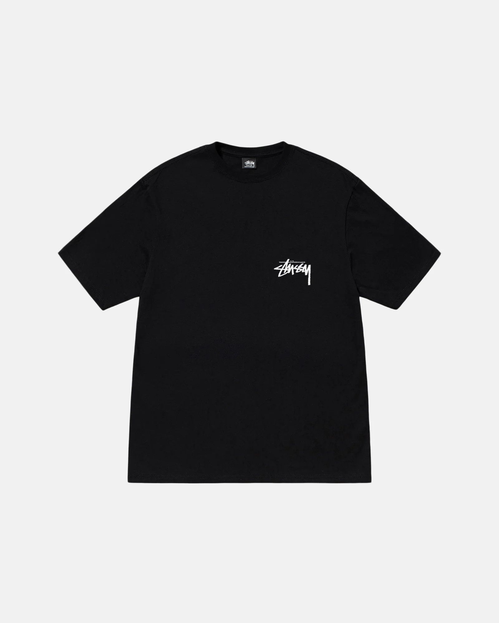 STUSSY ステューシー Tシャツ Lサイズ バックロゴ ブラック 黒色