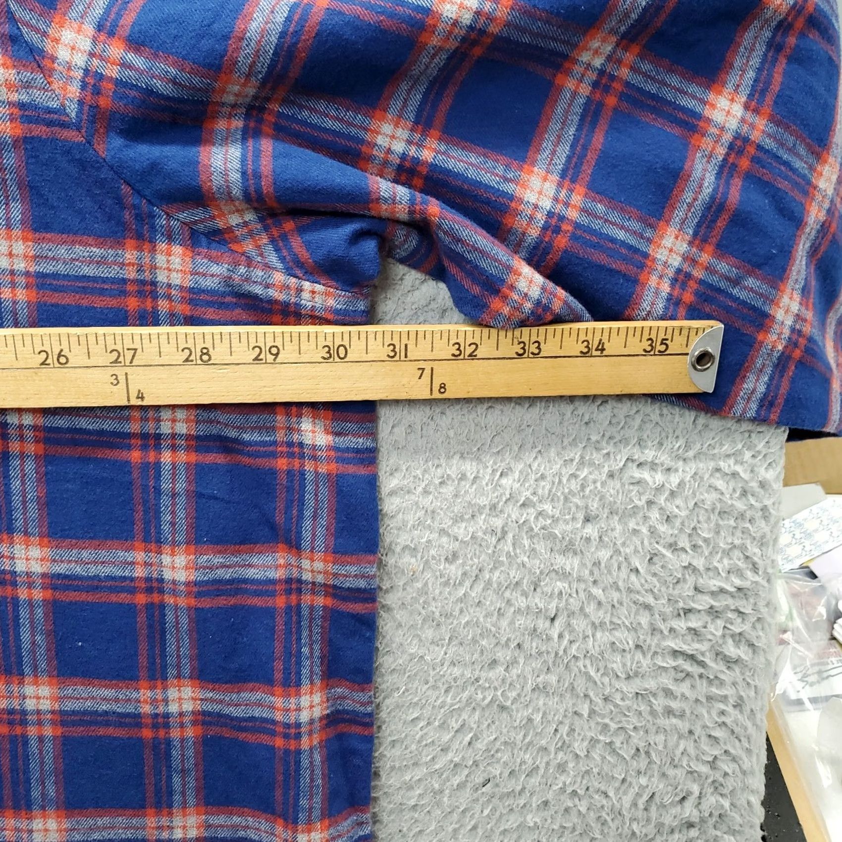 Vintage St. John's Bay Shirt Mens 4XL Multi Plaid Flannel Button-Down Classic Button Up Casual Size US XXL / EU 58 / 5 - 4 Thumbnail