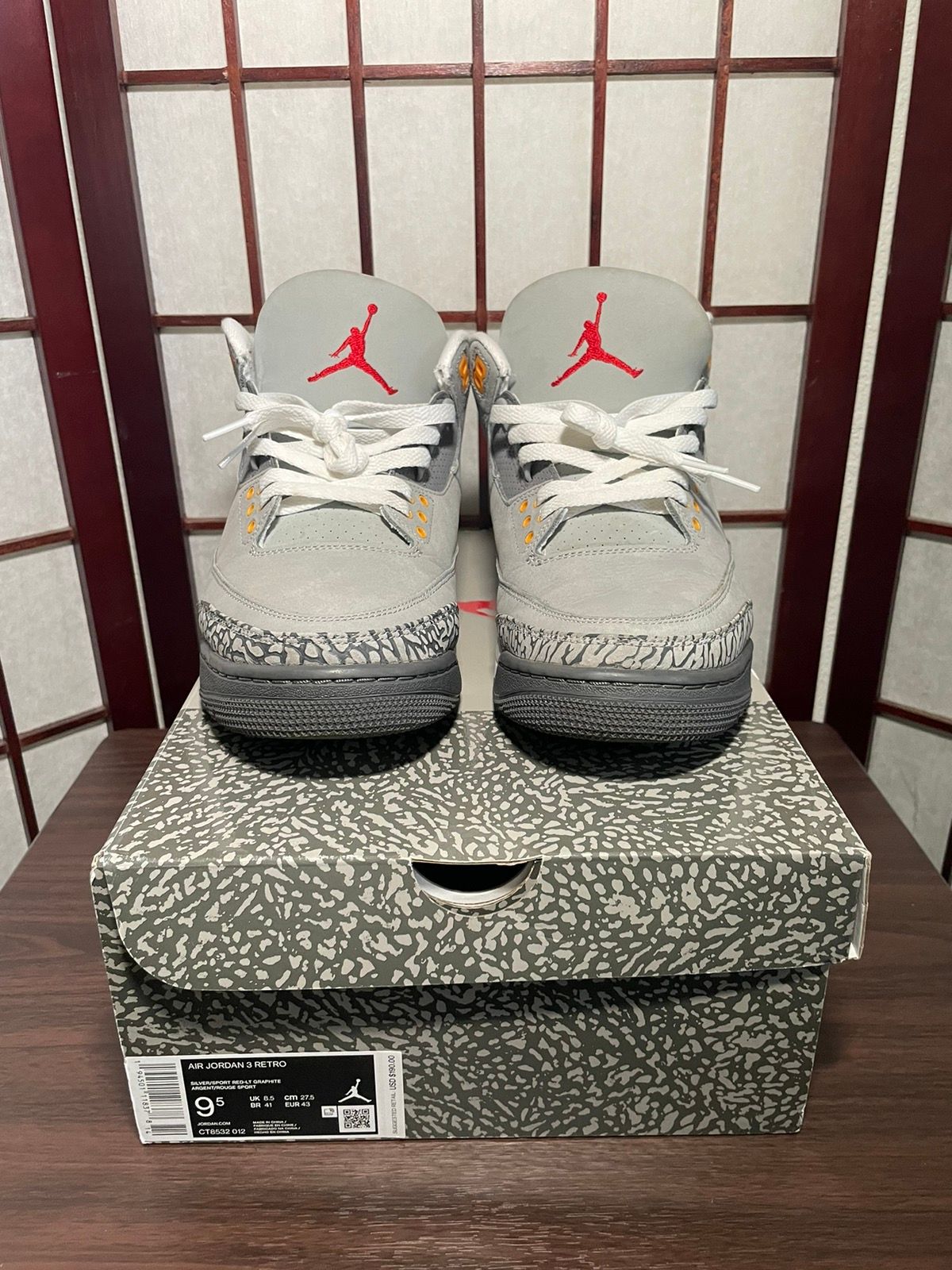 Pre-owned Jordan Nike Air Jordan 3 Cool Grey Shoes