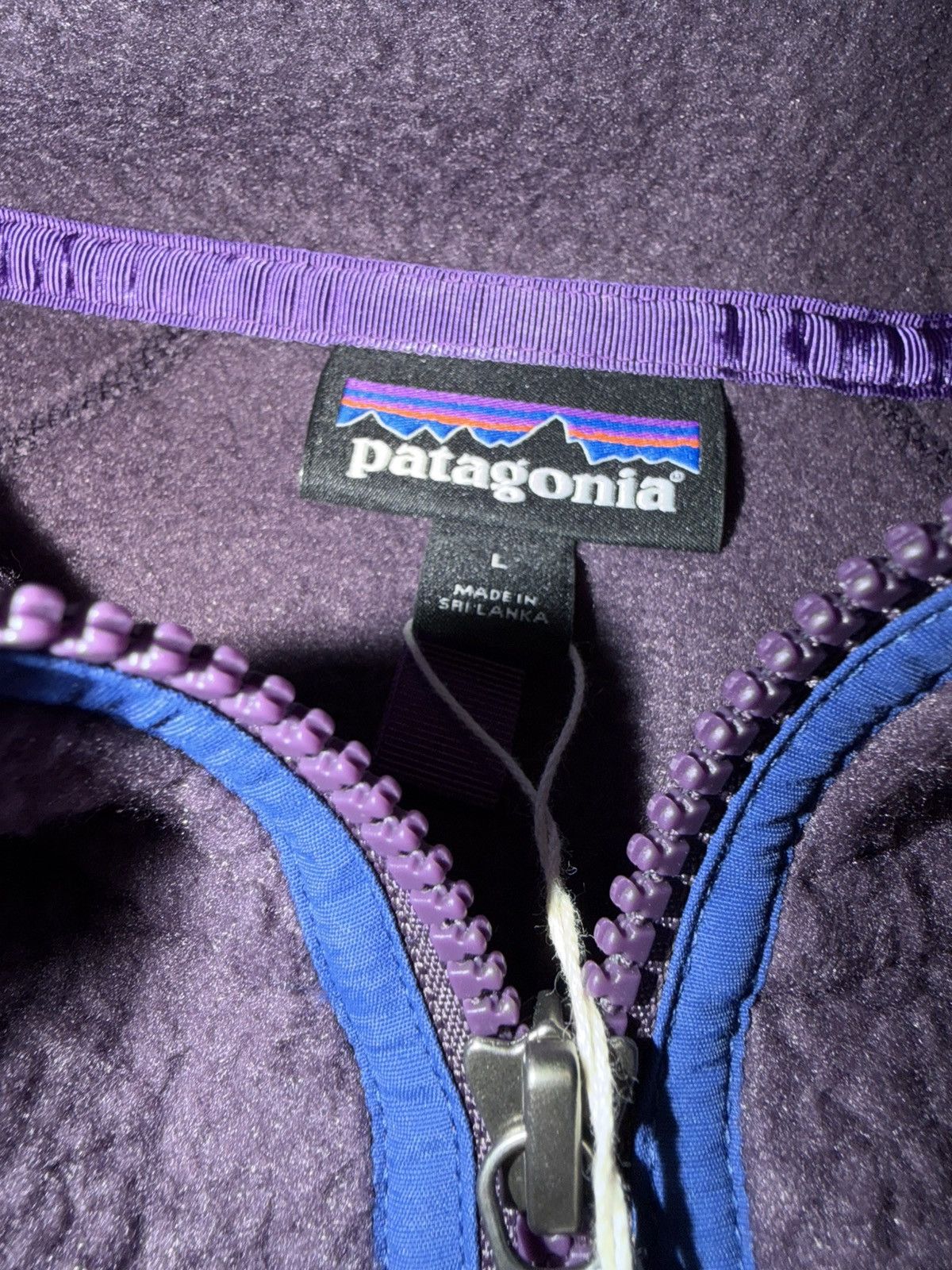 Patagonia Patagonia purple fleece jacket Size US L / EU 52-54 / 3 - 4 Thumbnail