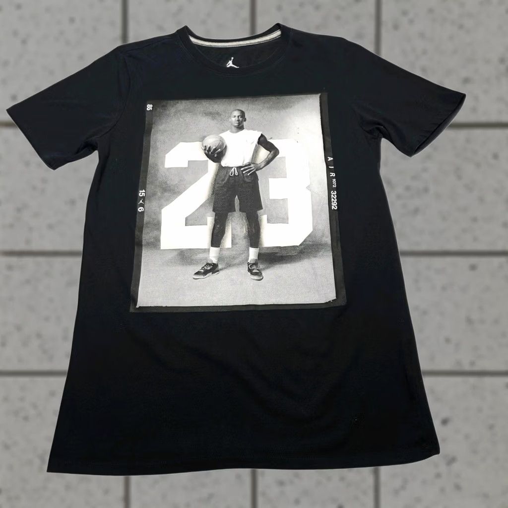 Nike Nike Air Jordan Dri-Fit Black Basketball Shirt Men’s Small Michael Jordan Photo Shirt Size US S / EU 44-46 / 1 - 1 Thumbnail