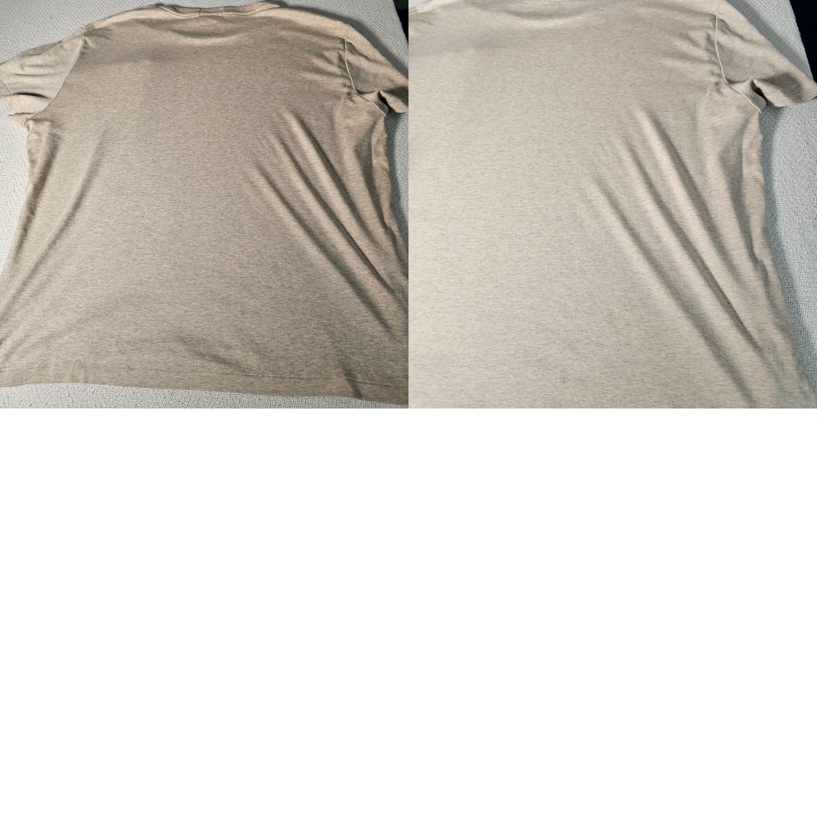 Ralph Lauren VINTAGE Ralph Lauren T-Shirt Men 2XL Short Sleeve Crew Neck Solid Cotton Logo Slim Beige Size US XXL / EU 58 / 5 - 8 Thumbnail