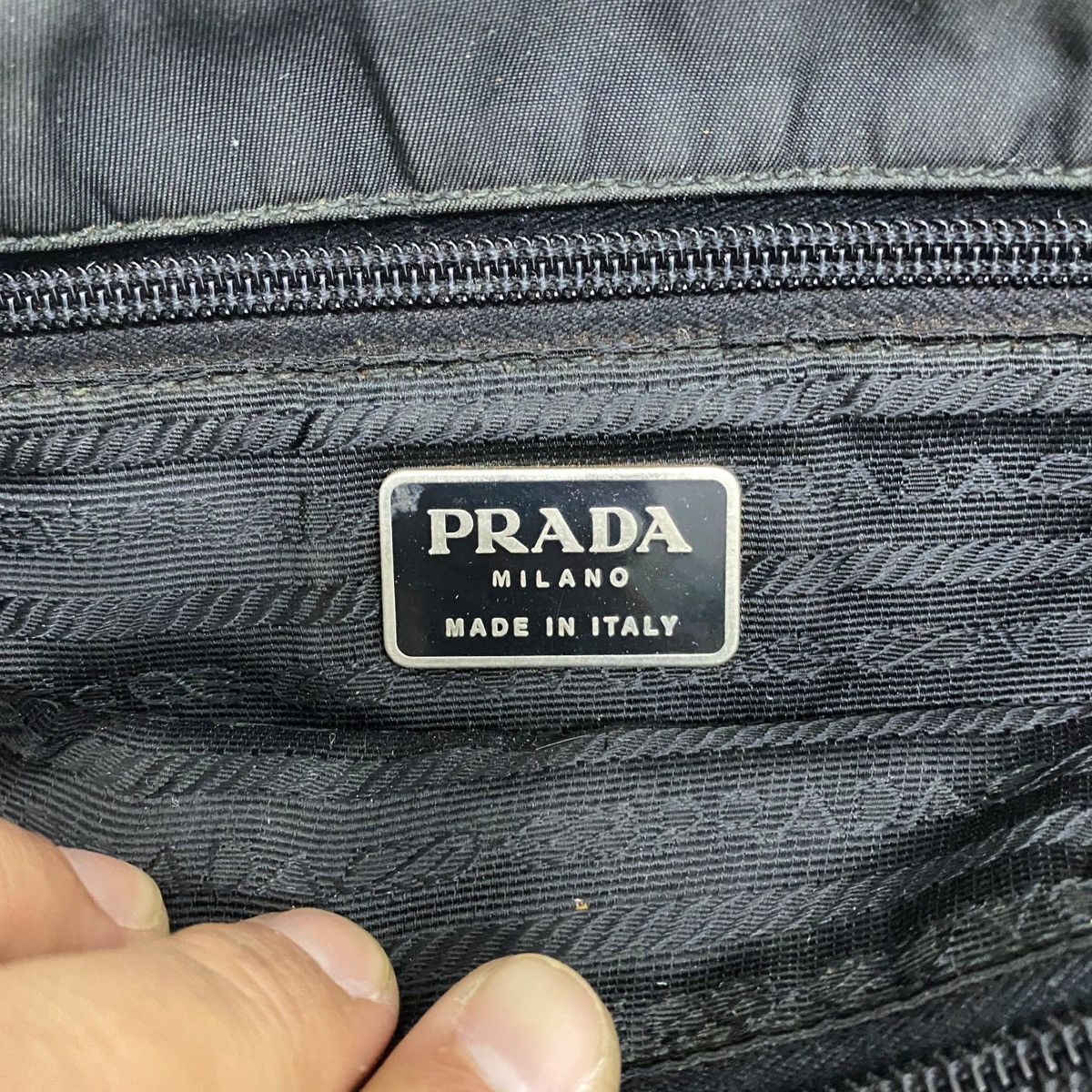 Prada ‼️LASTDROP‼️ AUTHENTIC PRADA MILANO NYLON CARRY HANDBAG Size ONE SIZE - 10 Thumbnail