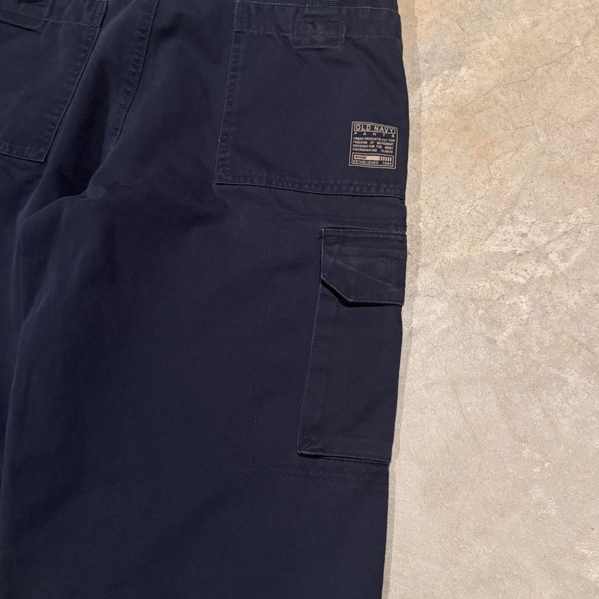 Vintage 2000s Faded Military Cargo Pocket Baggy Jeans ERD Grunge Y2K Size US 30 / EU 46 - 12 Thumbnail