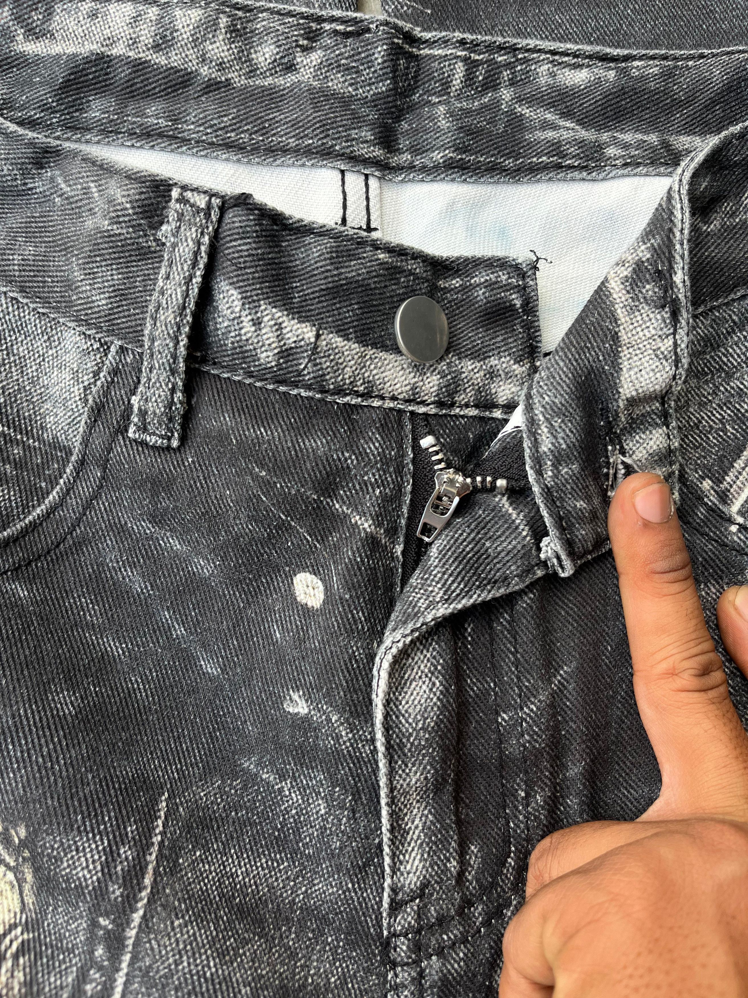 If Six Was Nine Unbrand Pyton Pattern Flared Pants Size US 29 - 7 Thumbnail