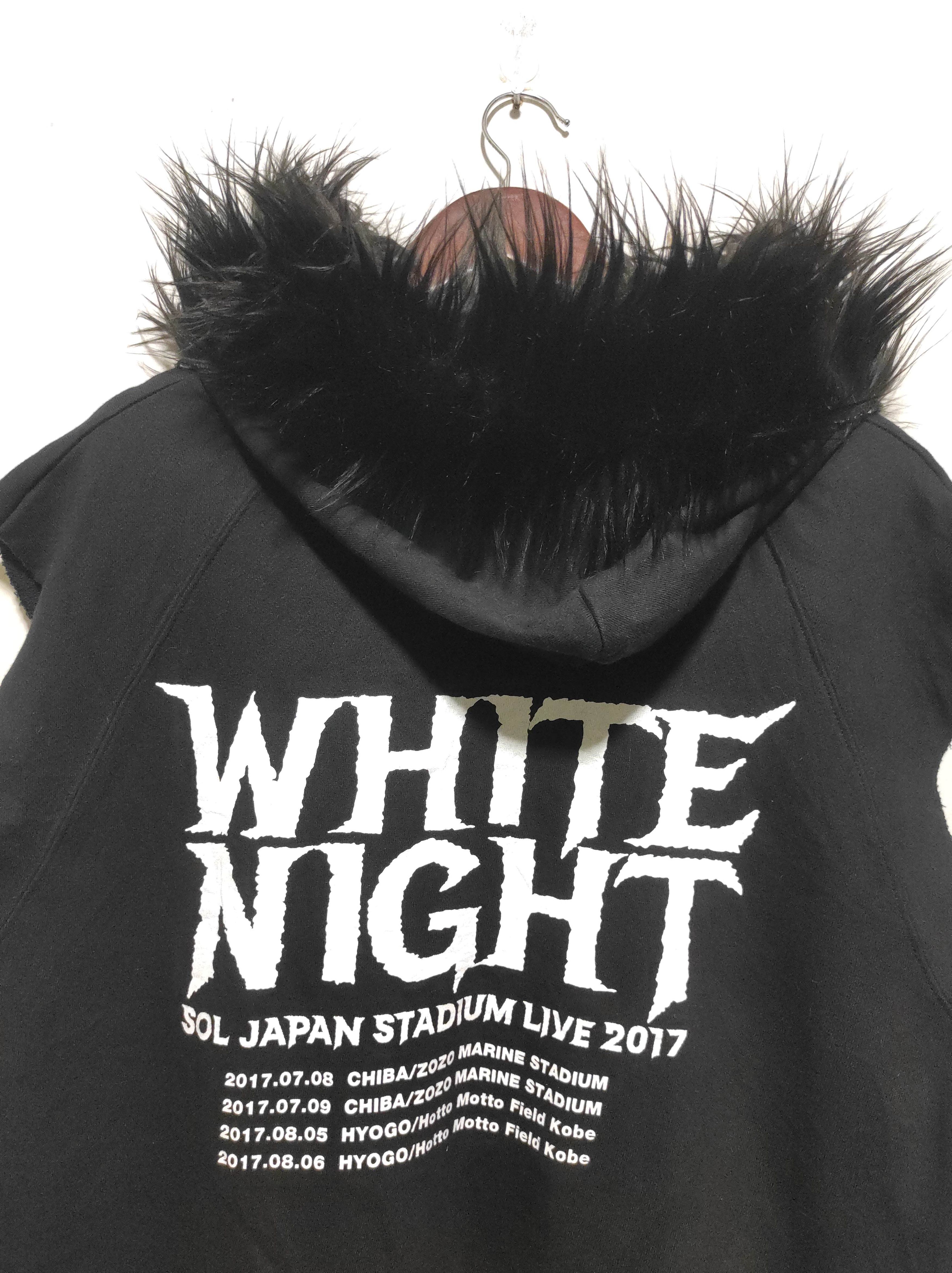 Band Tees White Night Fur Hoodies Sleeveless Band Tour Concert Size US M / EU 48-50 / 2 - 12 Thumbnail