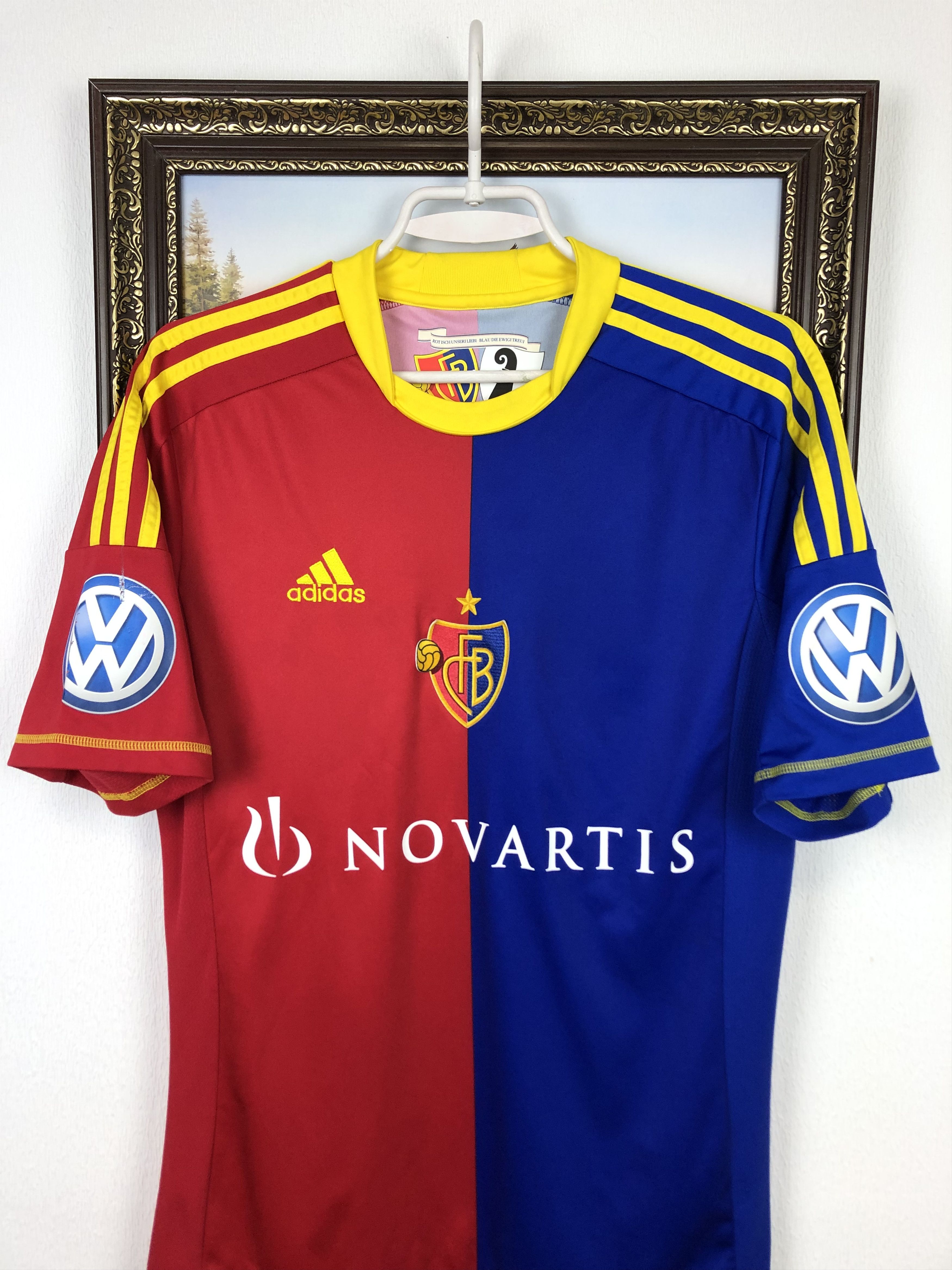 Adidas Basel football shirt 2012 Soccer #14 Stocker Adidas Jersey Size US S / EU 44-46 / 1 - 4 Thumbnail