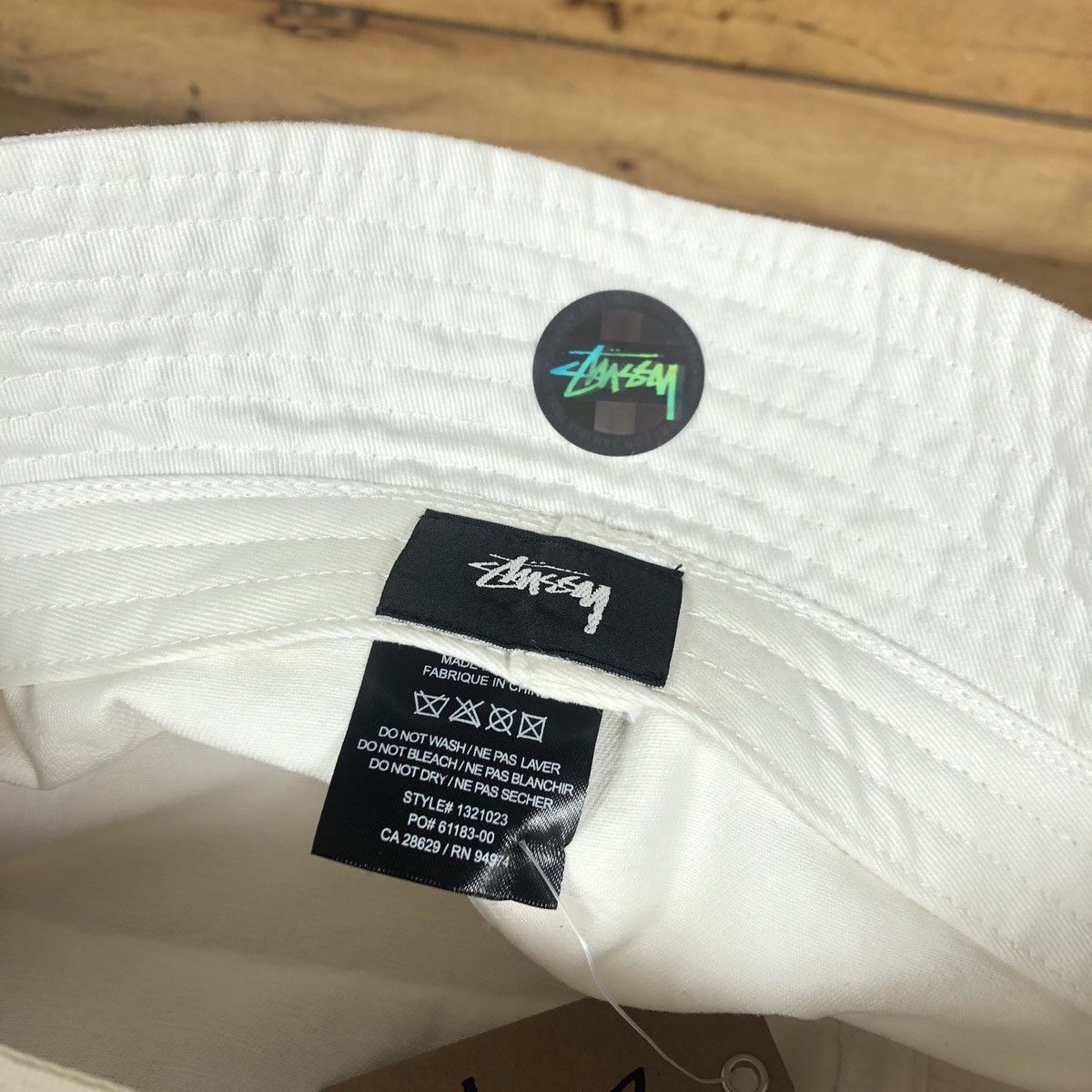 Stussy × Vintage Stussy Stock Bucket Size ONE SIZE - 3 Thumbnail