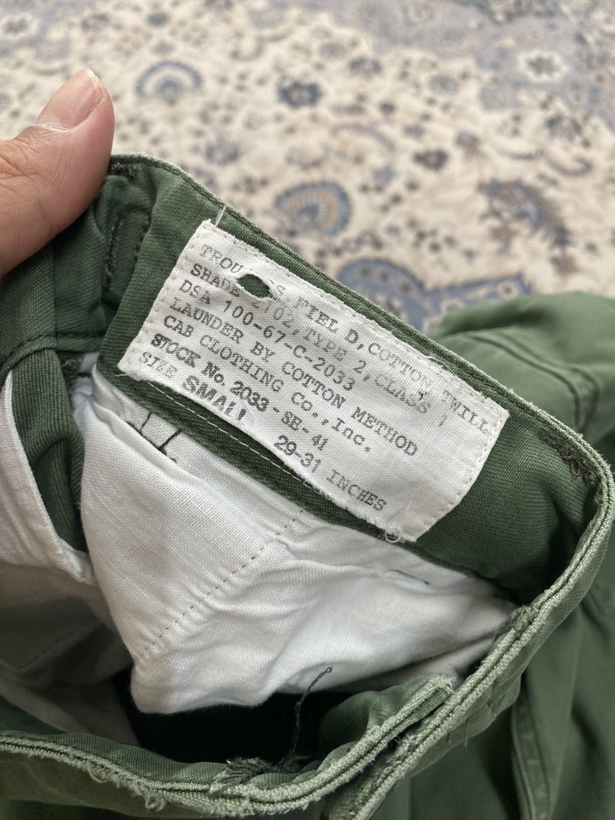 Vintage VINTAGE MILITARY CARGO PANTS GREEN Size US 32 / EU 48 - 6 Thumbnail