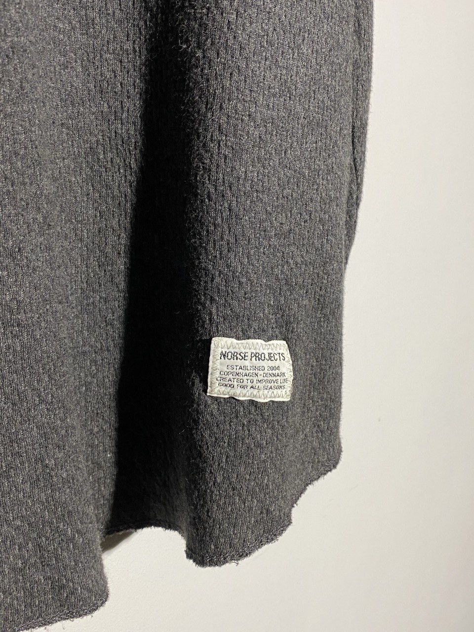 Norse Projects Norse Projects Aske Mesh Melange Long Sleeve Cotton Sweater Size US M / EU 48-50 / 2 - 5 Thumbnail