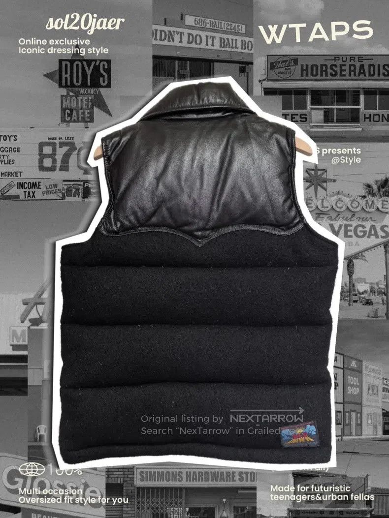 Wtaps Wtaps Military leather down jacket Size US S / EU 44-46 / 1 - 2 Thumbnail