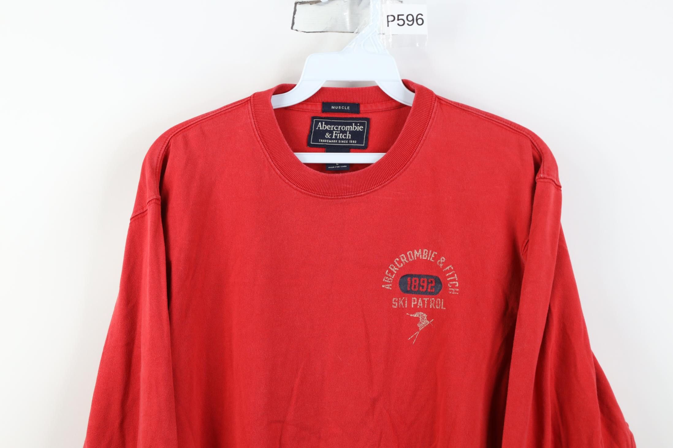 Abercrombie & Fitch Vintage Y2K Abercrombie & Fitch Muscle Long Sleeve T-Shirt Size US L / EU 52-54 / 3 - 2 Thumbnail
