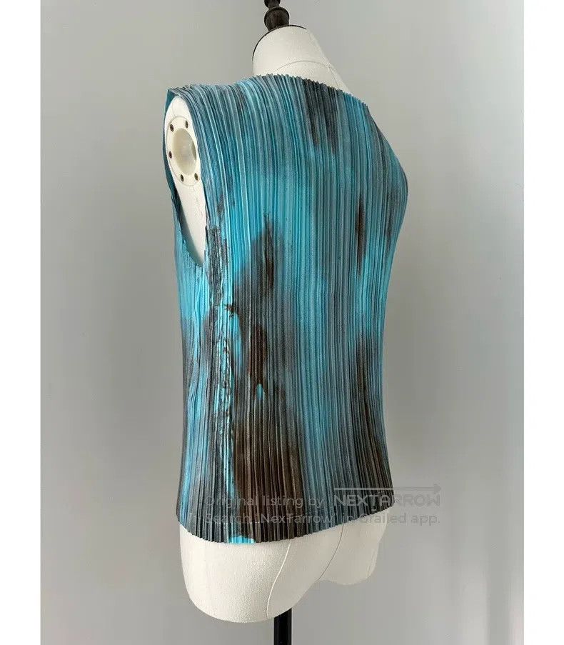 Issey Miyake Issey Miyake Blue Vest Size M / US 6-8 / IT 42-44 - 8 Thumbnail