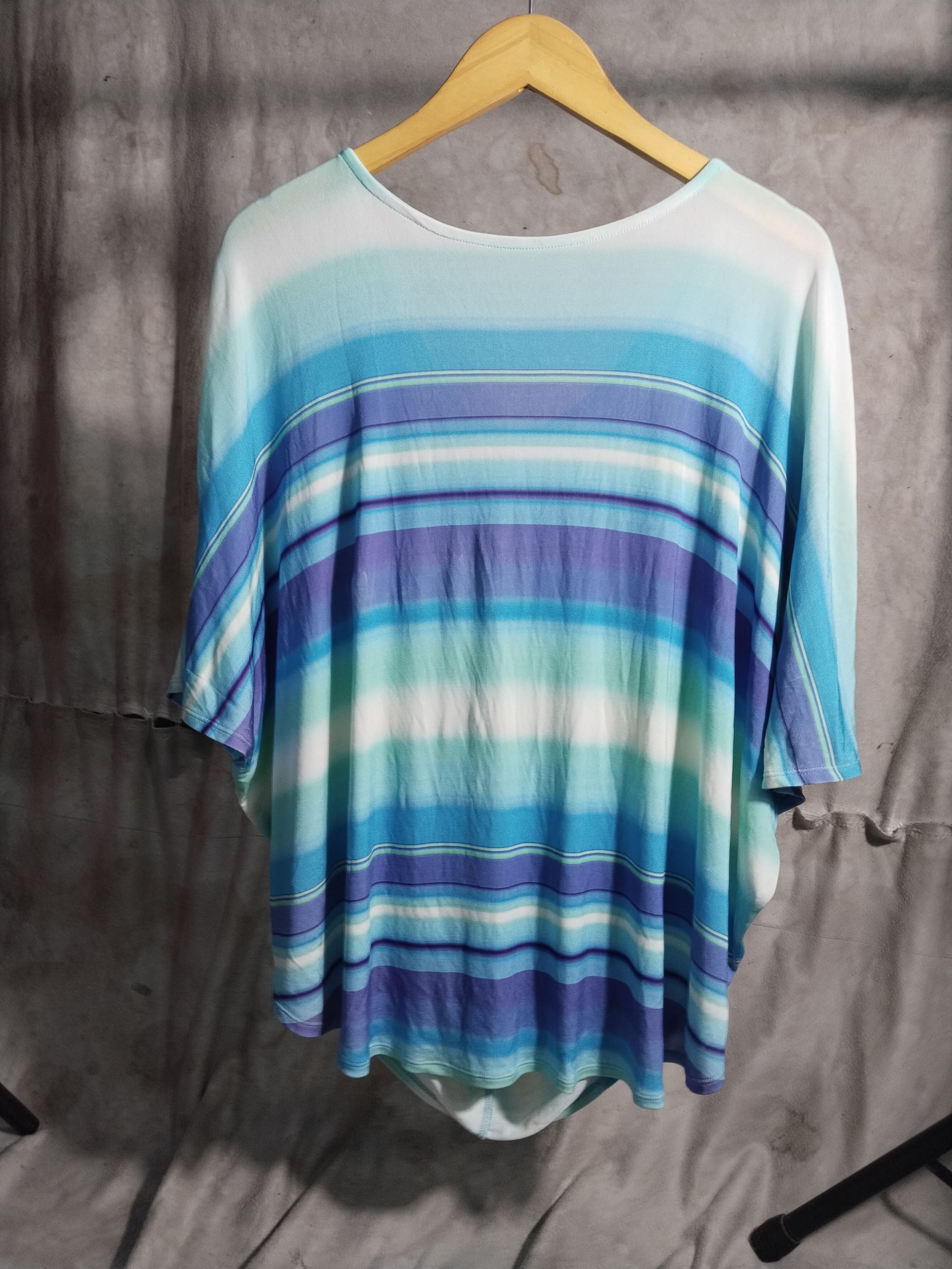 Issey Miyake × Japanese Brand × Pleats Please Issey Miyake ISSEY MIYAKE rainbow poncho shirt Size XS / US 0-2 / IT 36-38 - 2 Thumbnail