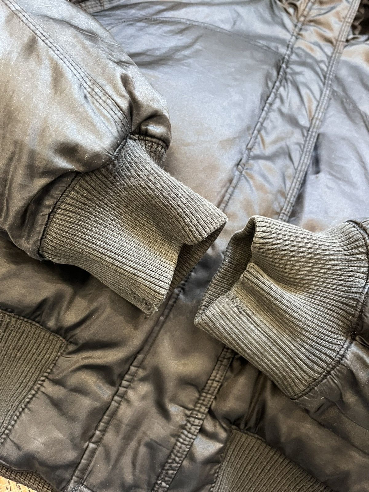 Nike × Vintage Rare Vintage Nike down jacket bomber black opium Alaska Size XL / US 12-14 / IT 48-50 - 17 Thumbnail