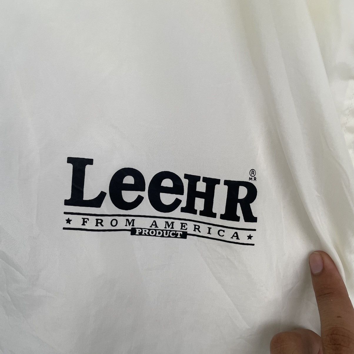 Lee × Vintage Vintage 1990s Lee HR Nylon Coach Jacket Size US L / EU 52-54 / 3 - 6 Thumbnail