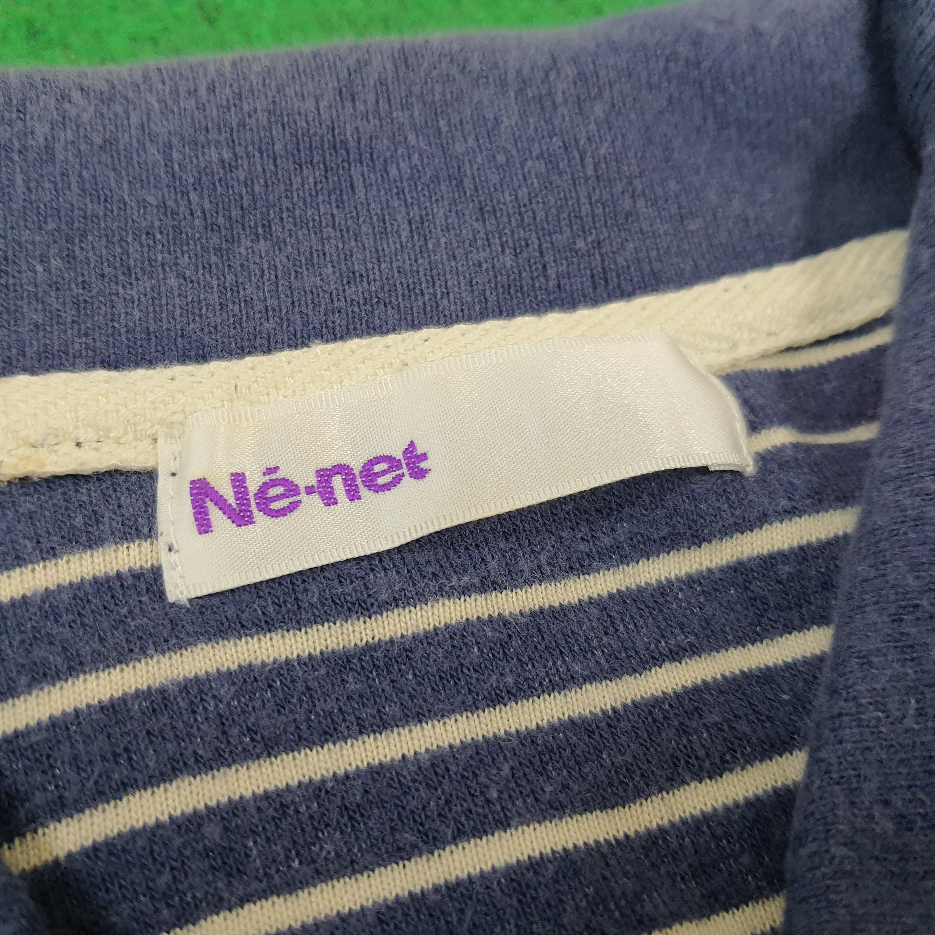 Issey Miyake × Ne-Net × Vintage Vintage Ne-Net Japanese Brand by Issey Miyake Stripes Polo Size US M / EU 48-50 / 2 - 4 Thumbnail
