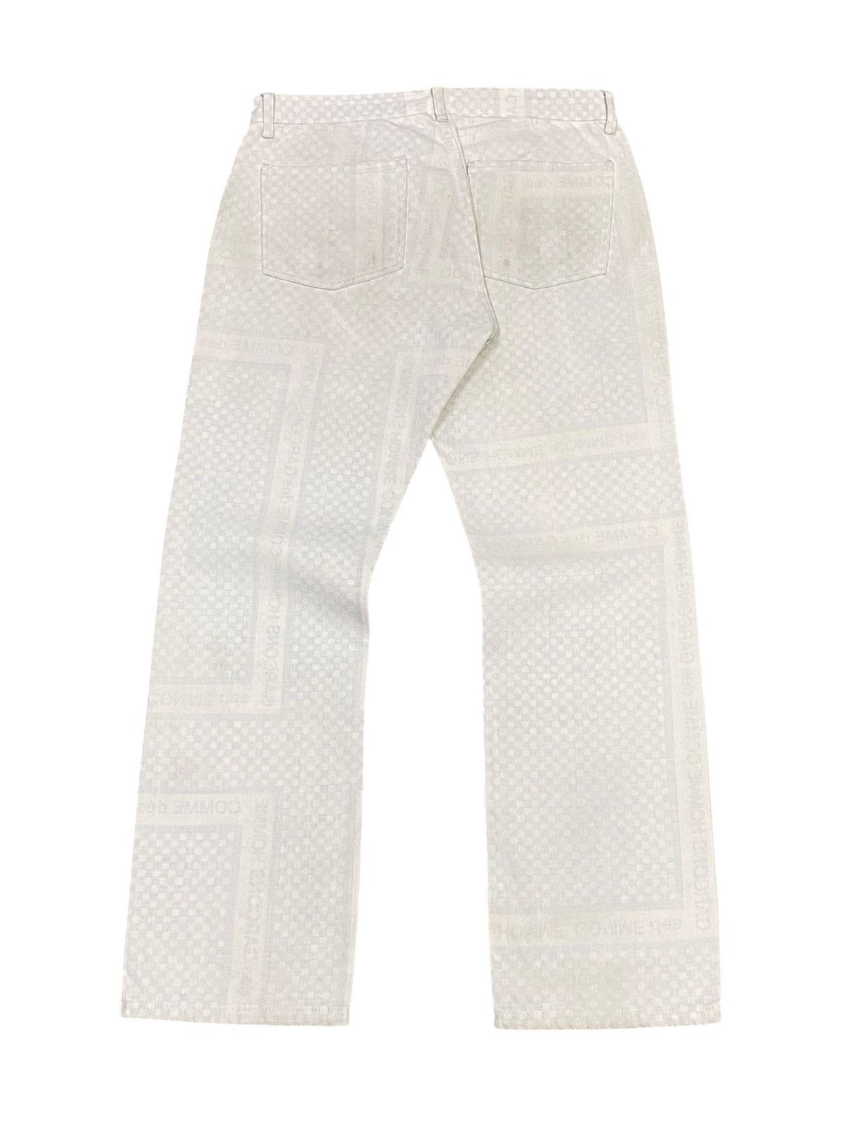 Comme des Garcons Homme Comme Des Garçons Homme AD2003 Chekerboard Denim Pants Size US 33 - 4 Thumbnail