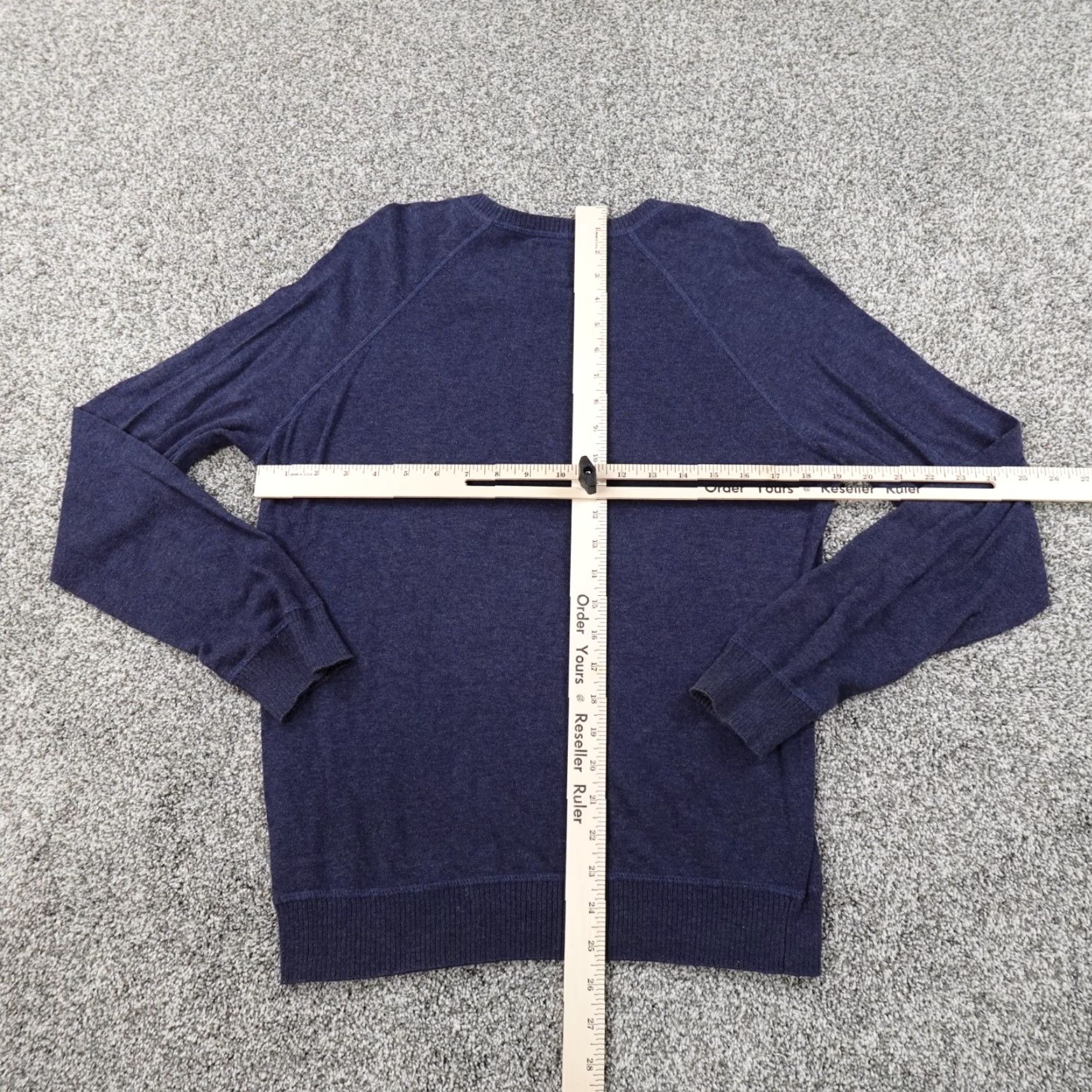 American Eagle Outfitters American Eagle Sweater Mens S Blue Heather Ragg Long Sleeve Pullover Sweatshirt Size US S / EU 44-46 / 1 - 5 Thumbnail