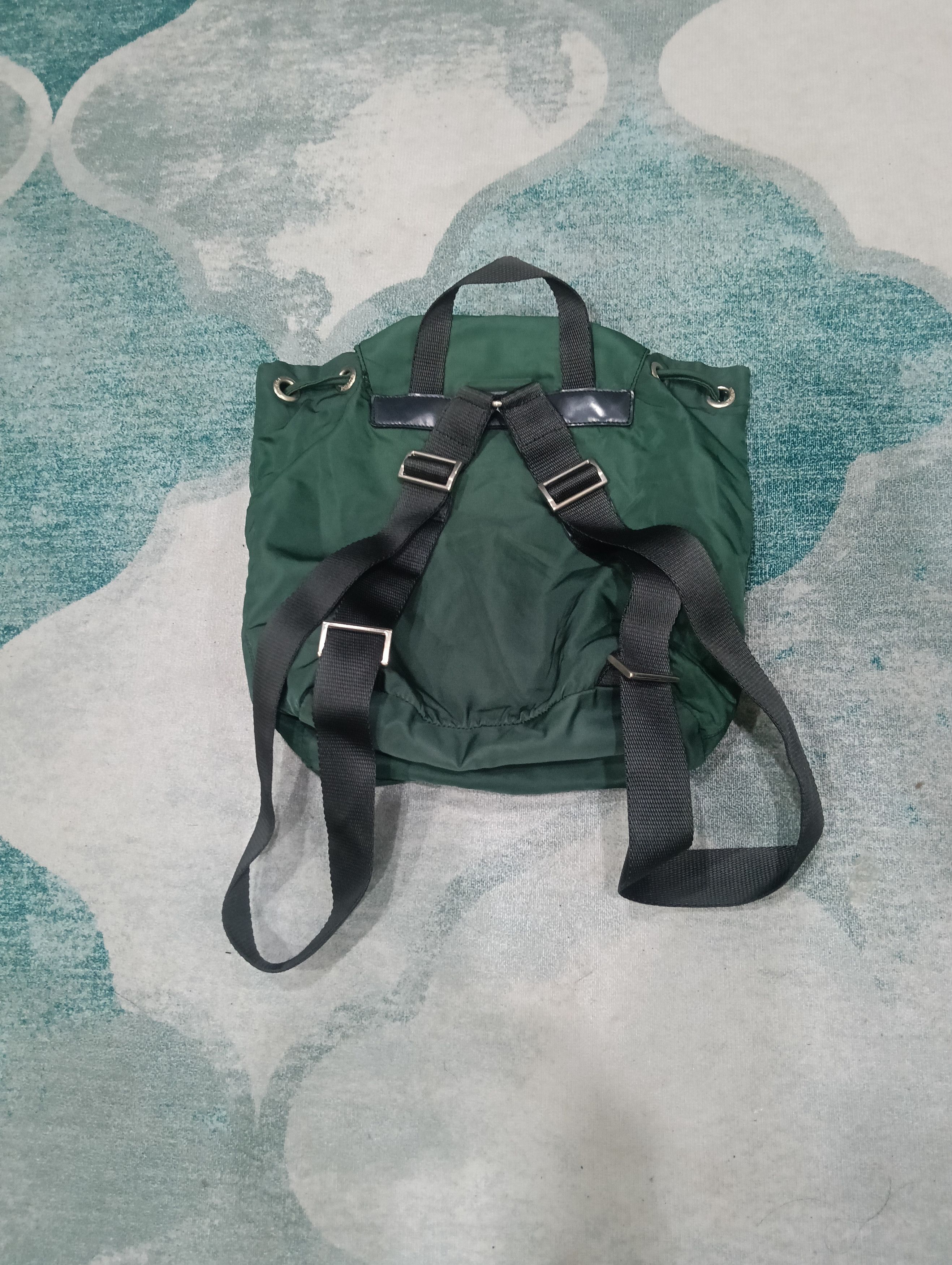 Prada × Vintage Prada Backpack Green Size ONE SIZE - 2 Thumbnail