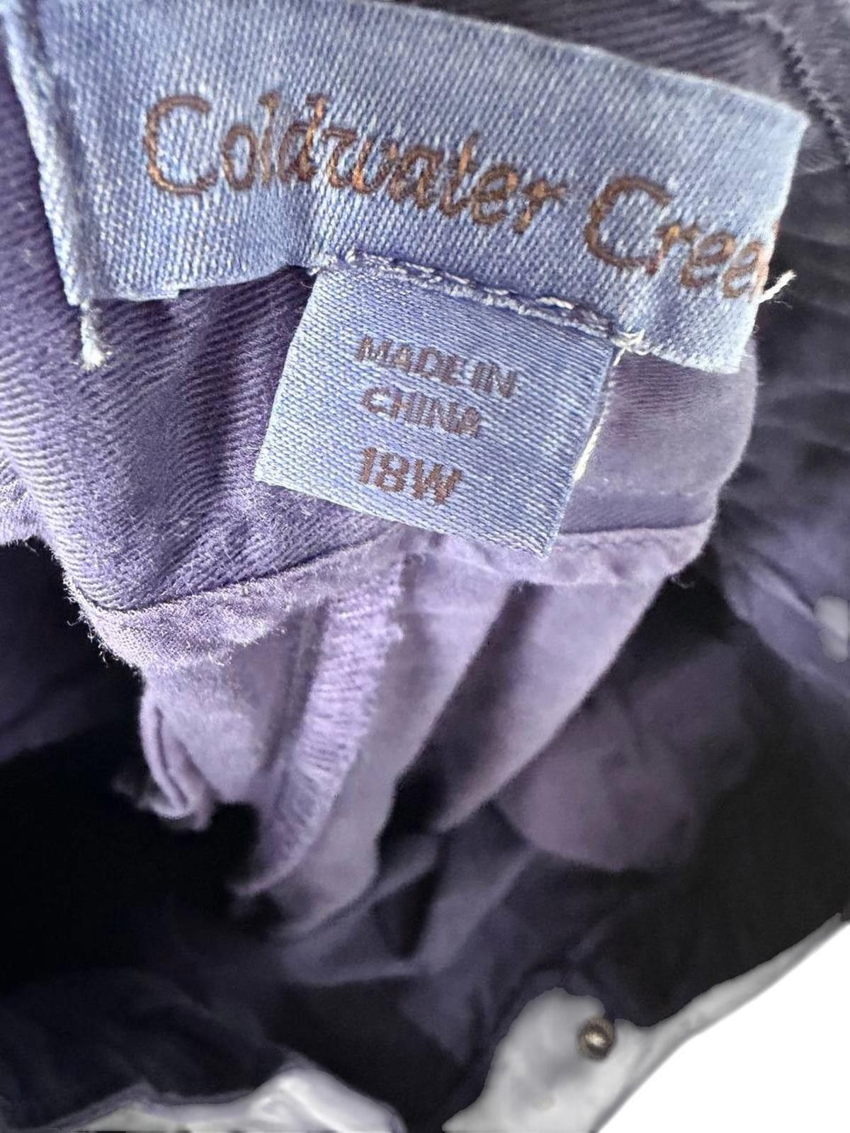 Coldwater Creek Coldwater Creek Women's Chino Pants Washed Navy Size 18W Size 40" / US 18 - 4 Thumbnail