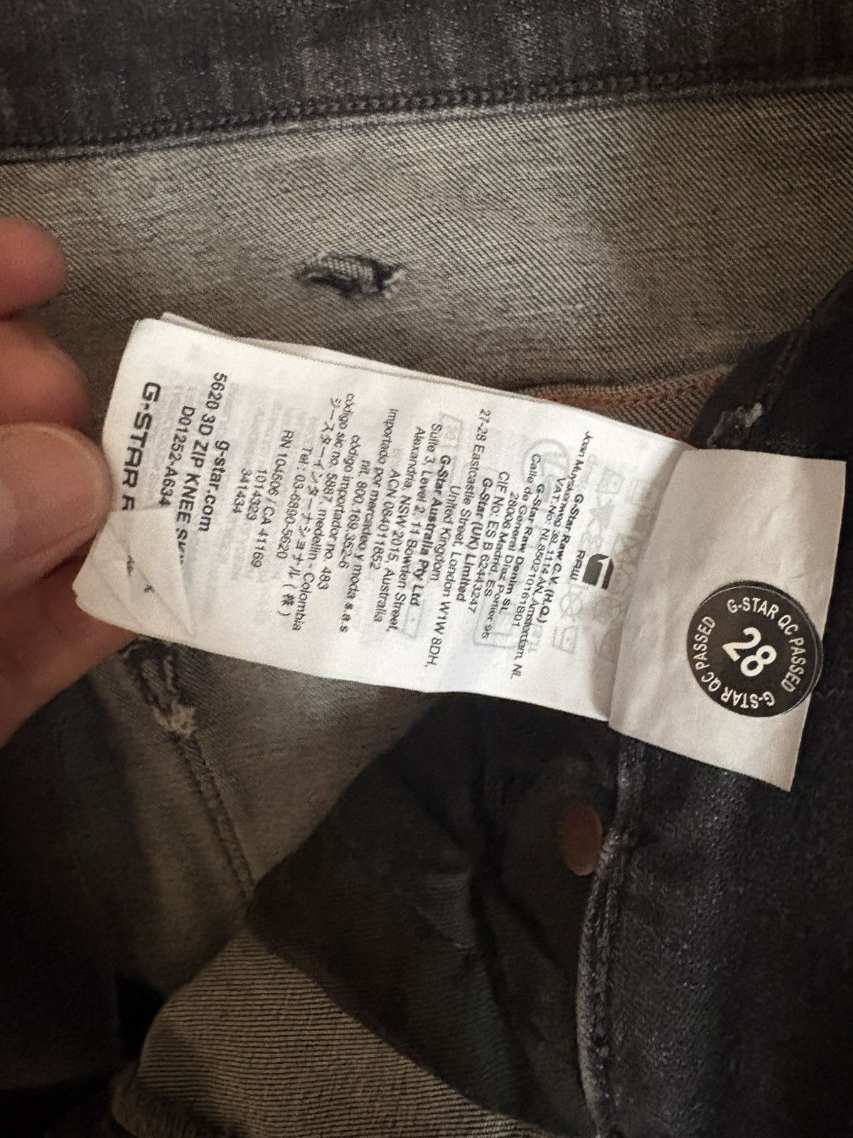 G-Star G-Star Raw 5620 3D Zip Knee Skinny Jeans Size US 36 / EU 52 - 10 Thumbnail