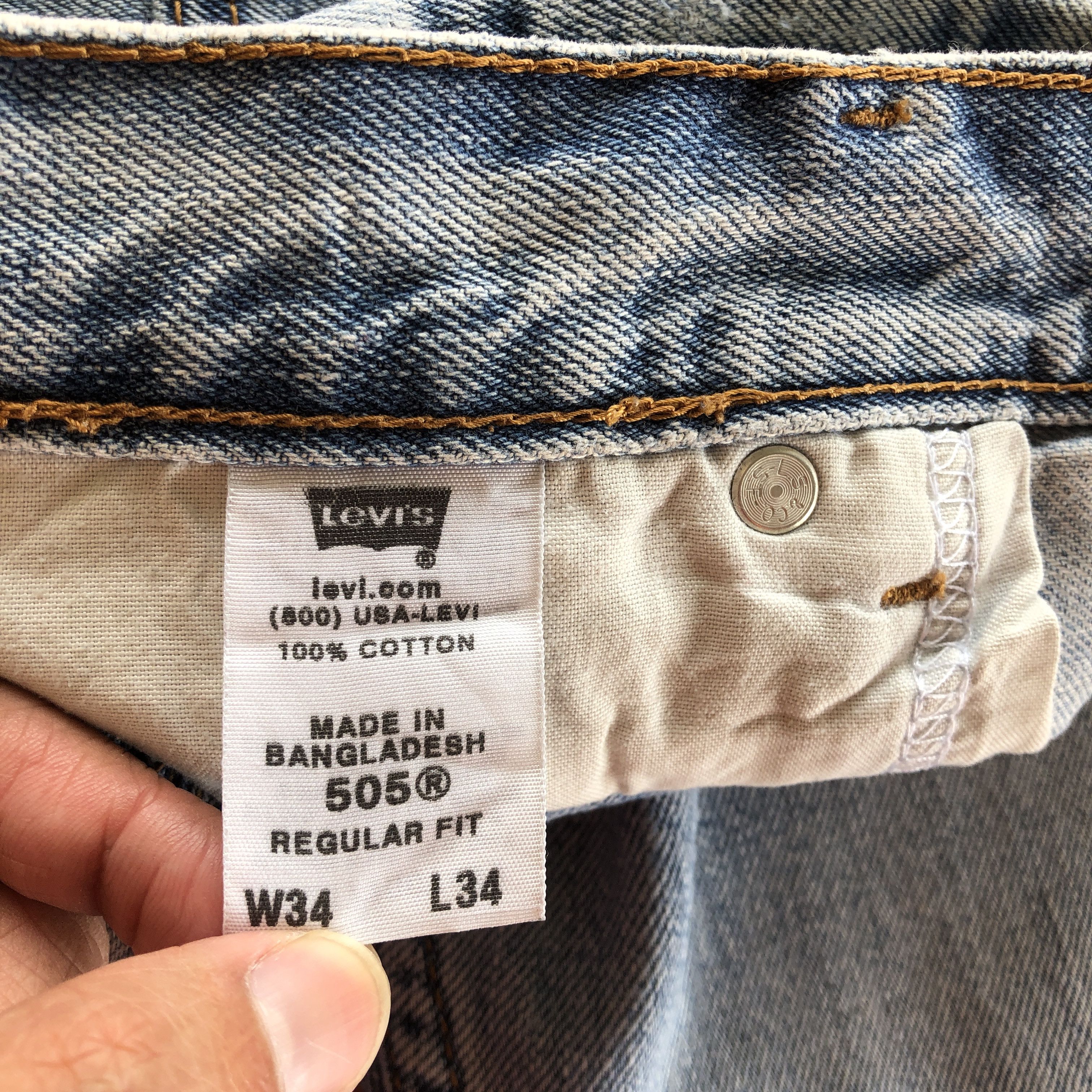 Levi's Vintage Levis Distressed Jeans Levi's 505 Denim Pants Size US 32 / EU 48 - 6 Thumbnail