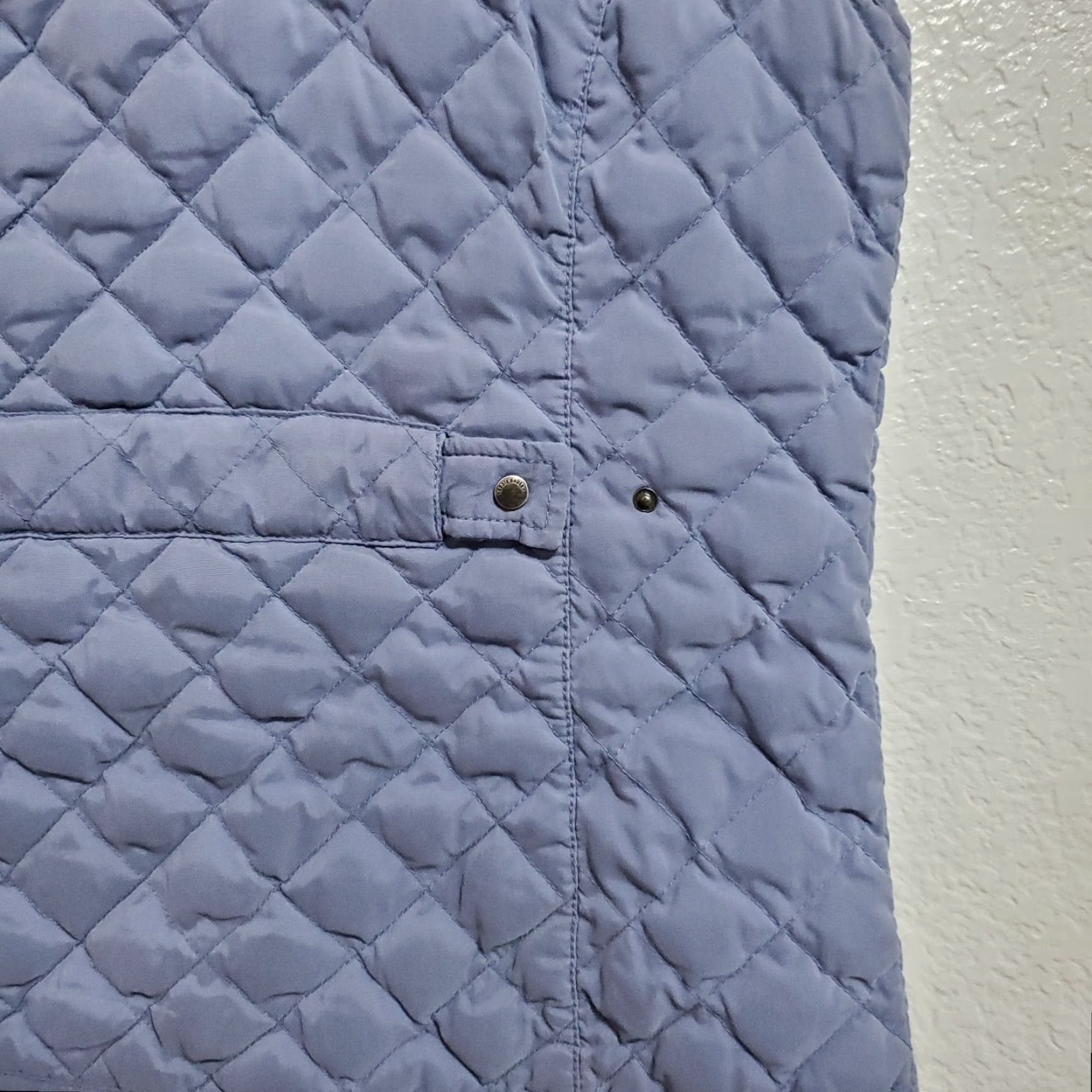 Eddie Bauer Eddie Bauer Vest Women S Blue Diamond Quilted Goose Down Full Zip Outdoor Vest Size S / US 4 / IT 40 - 7 Thumbnail