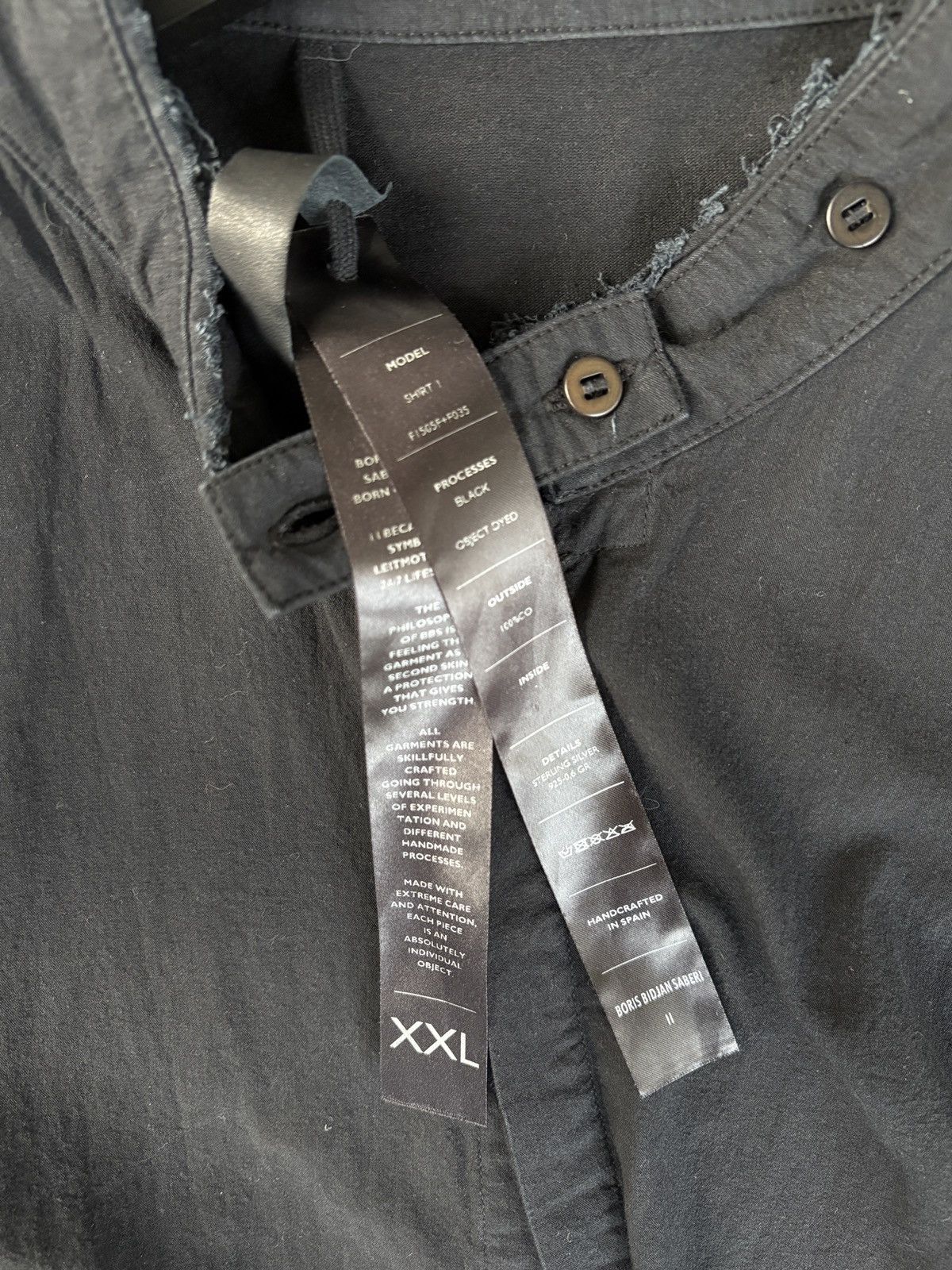 11 By Boris Bidjan Saberi Boris Bidjan Saberi Shirt I Black Size US XXL / EU 58 / 5 - 8 Thumbnail