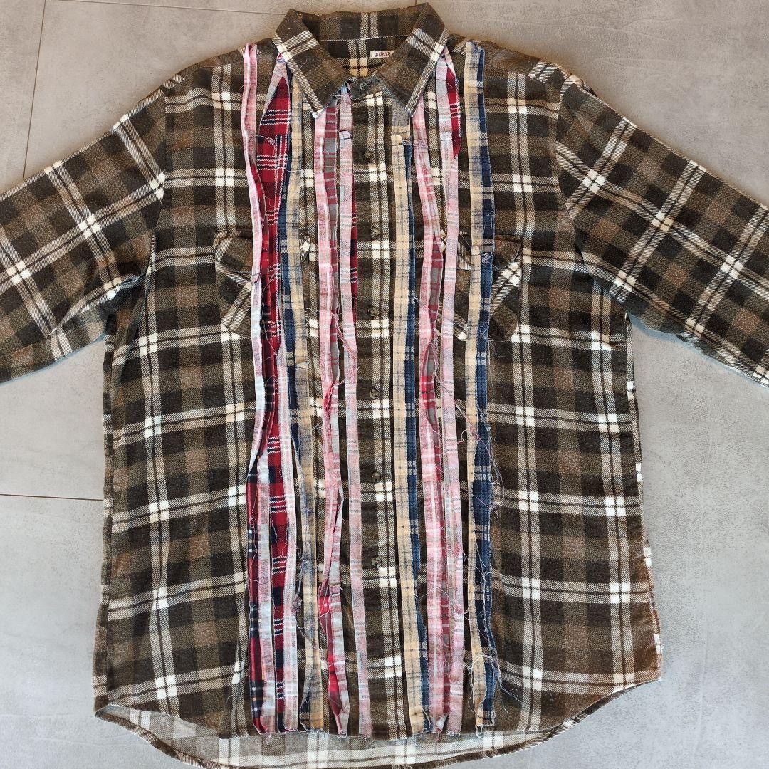 Needles NEEDLES REBUILD RIBBON FLANNEL SHIRT Size US M / EU 48-50 / 2 - 2 Thumbnail
