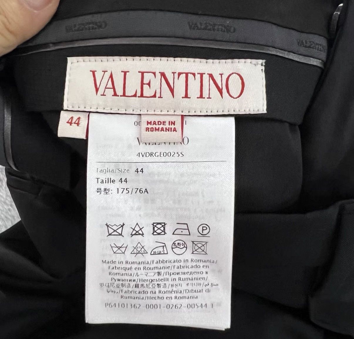 Valentino Valentino Black Dress Pants J41 Size US 28 / EU 44 - 3 Thumbnail