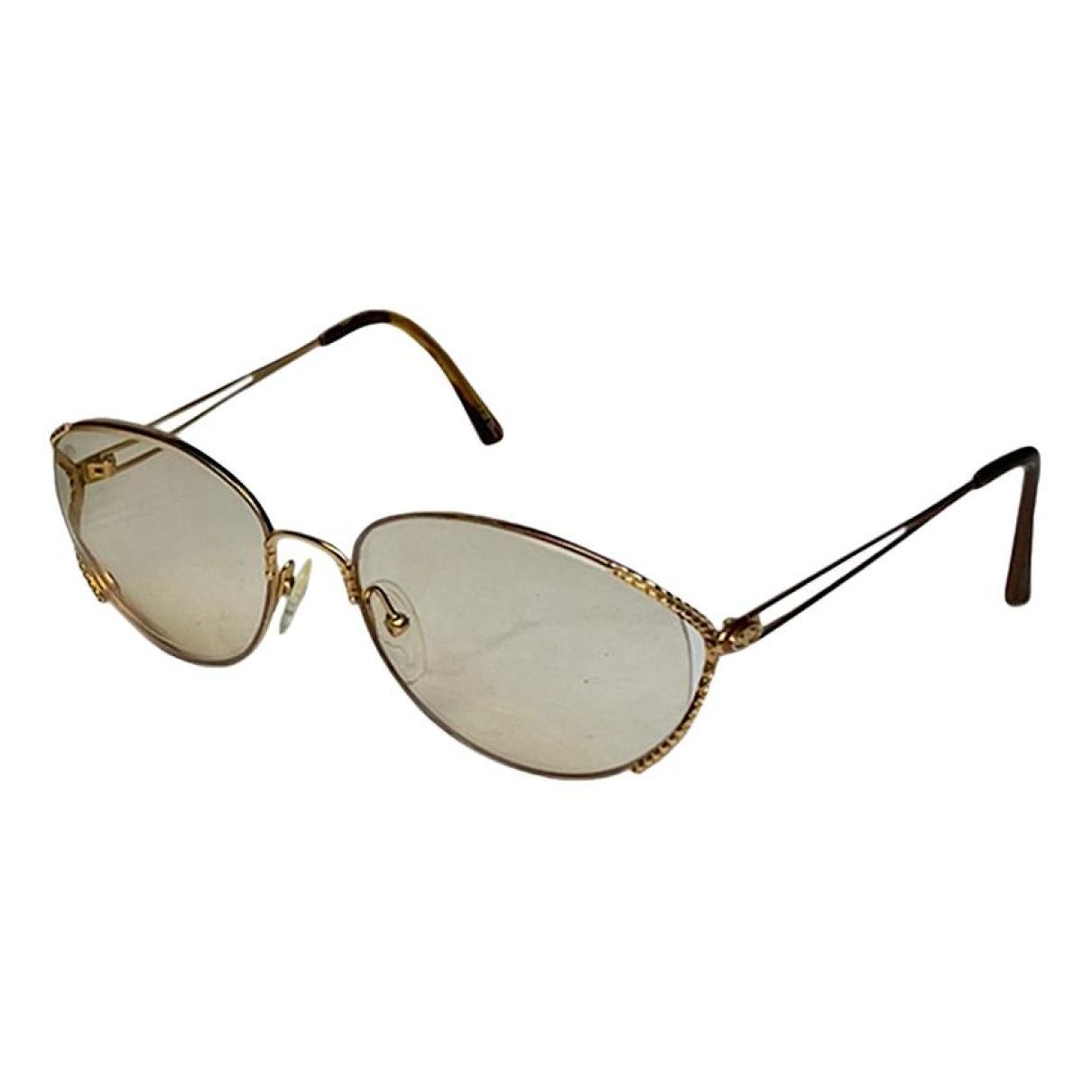 Dior Gold Metal Sunglasses Size ONE SIZE - 1 Thumbnail
