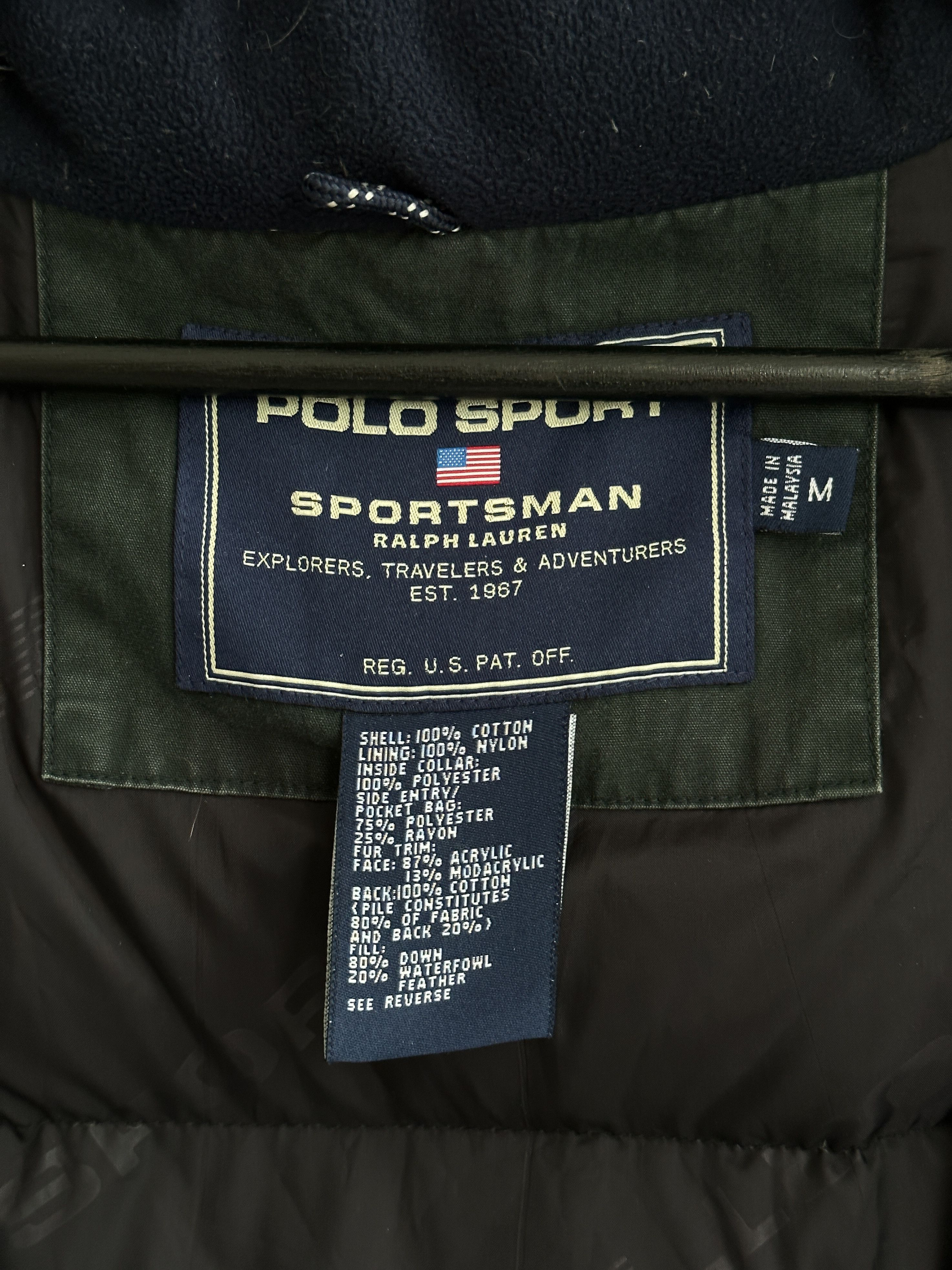Polo Ralph Lauren Vintage Polo Sport Ralph Lauren Puffer Parka Jacket Size US M / EU 48-50 / 2 - 8 Thumbnail
