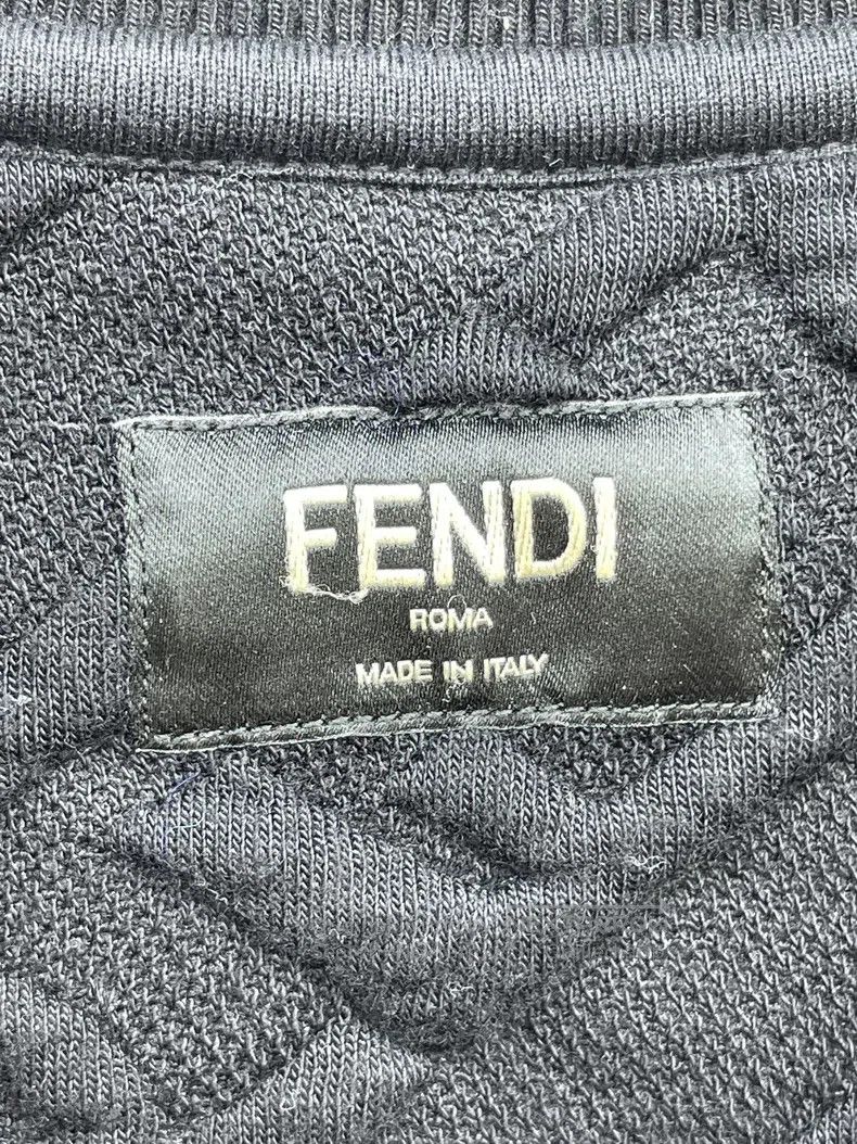 Fendi Fendi Black Full Print Embossed Chain Short Sleeve T-Shirt Size US XS / EU 42 / 0 - 8 Thumbnail