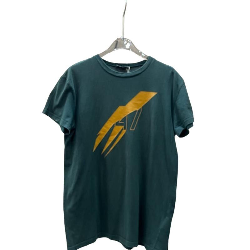 Dior × Kris Van Assche Dior Homme Let's Rock S/S 09 green T-shirt