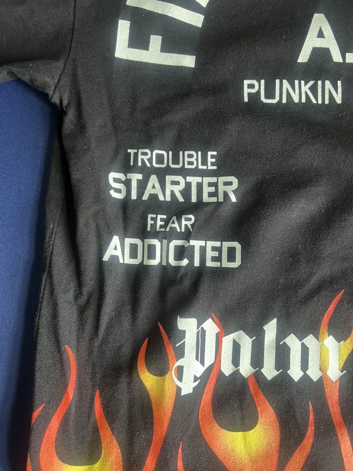Palm Angels Palm Angels ‘Fire Flames’ T-Shirt Size US XS / EU 42 / 0 - 6 Thumbnail