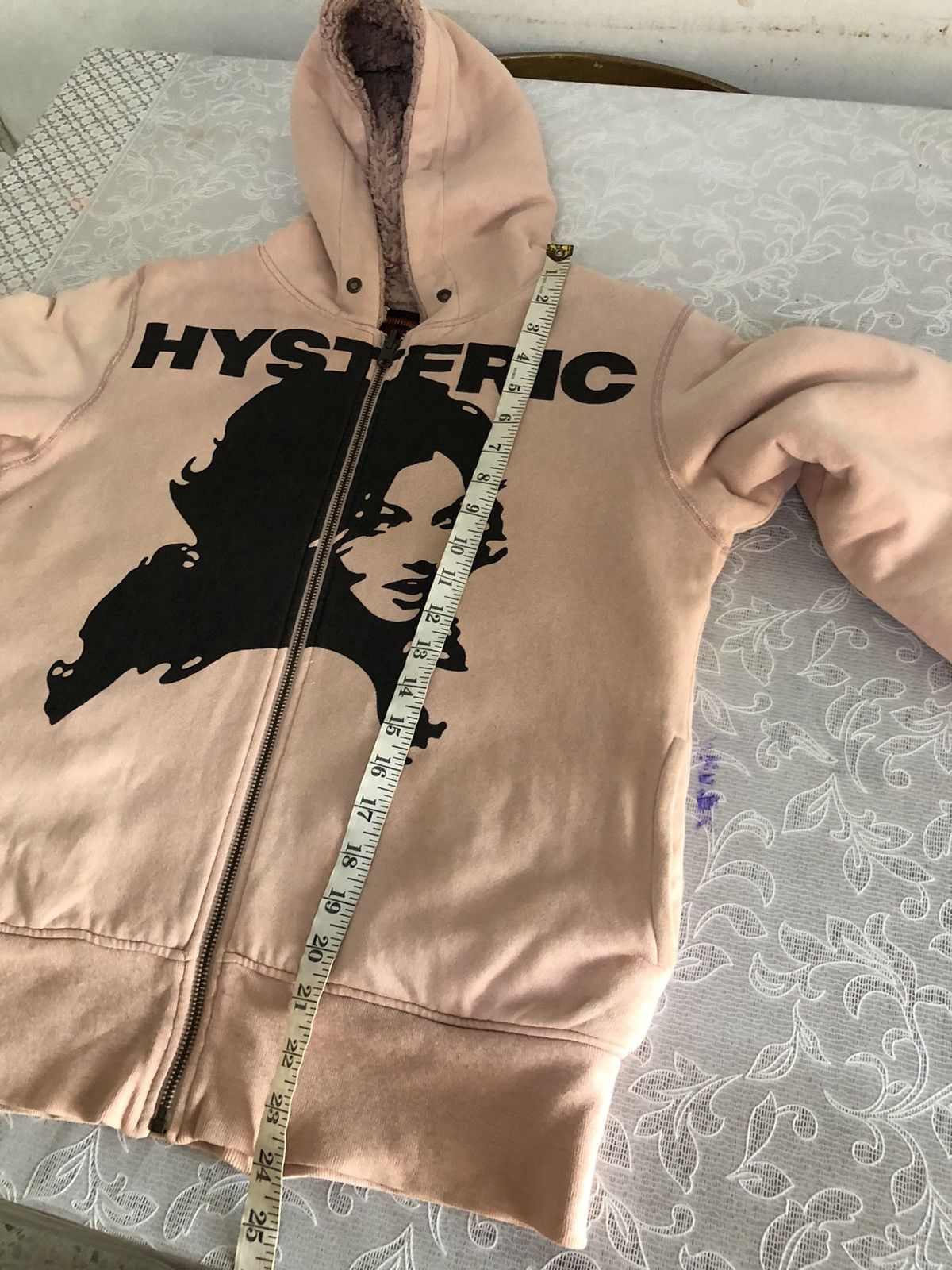 Hysteric Glamour Rare🔥 Vintage Hysteric Glamour Big Logo Distressed Hoodie Size M / US 6-8 / IT 42-44 - 24 Thumbnail